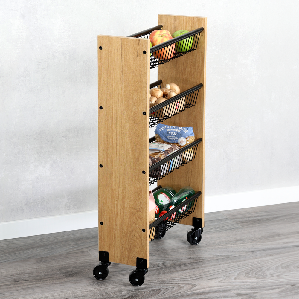 KESPER® Küchenwagen »Nieschenregal, Metall, MDF« 1 Stk. tlg.