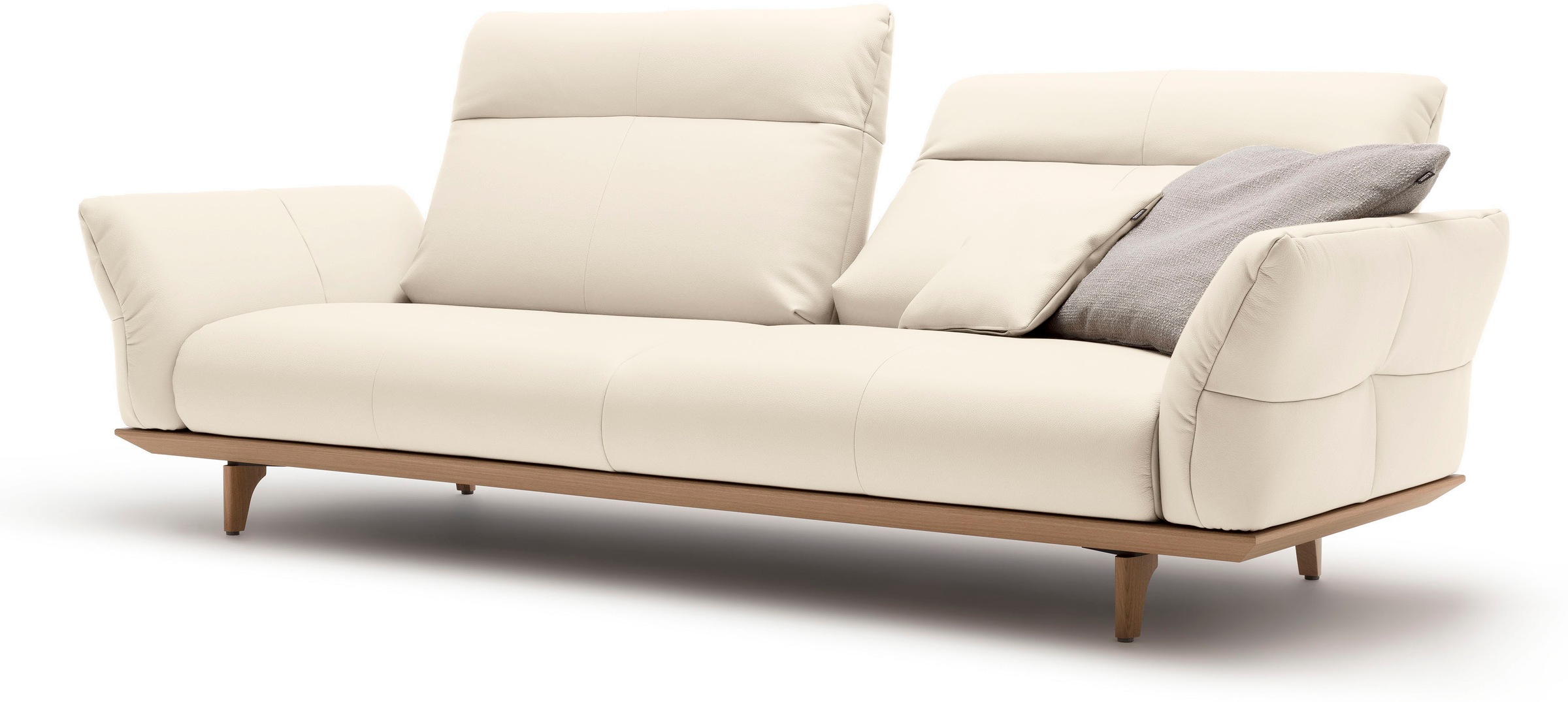 hülsta sofa 3,5-Sitzer »hs.460«, Sockel in Eiche, Füße Eiche natur, Breite 228 cm