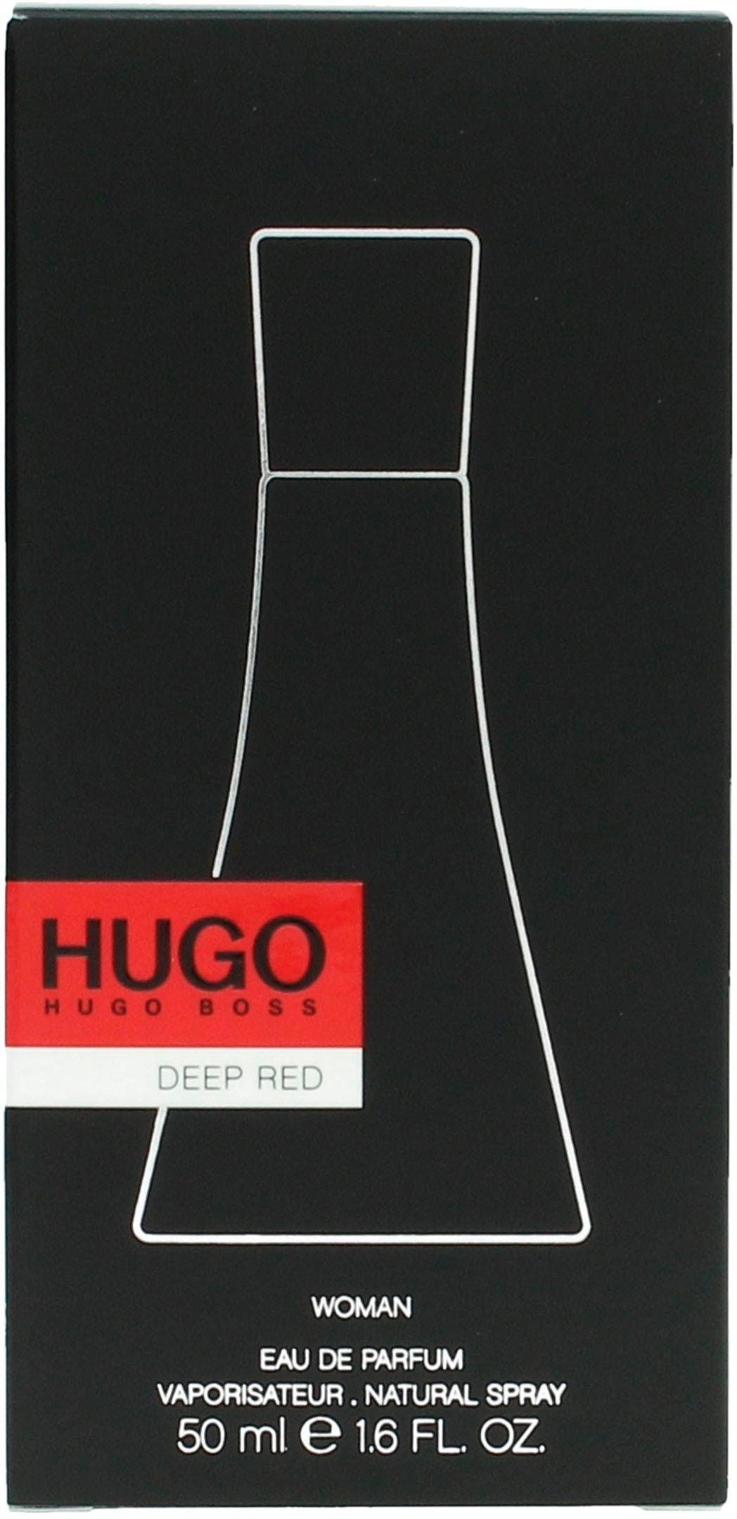 HUGO Eau de Parfum »Deep Red Woman«, mit selbstbewusstem Charakter