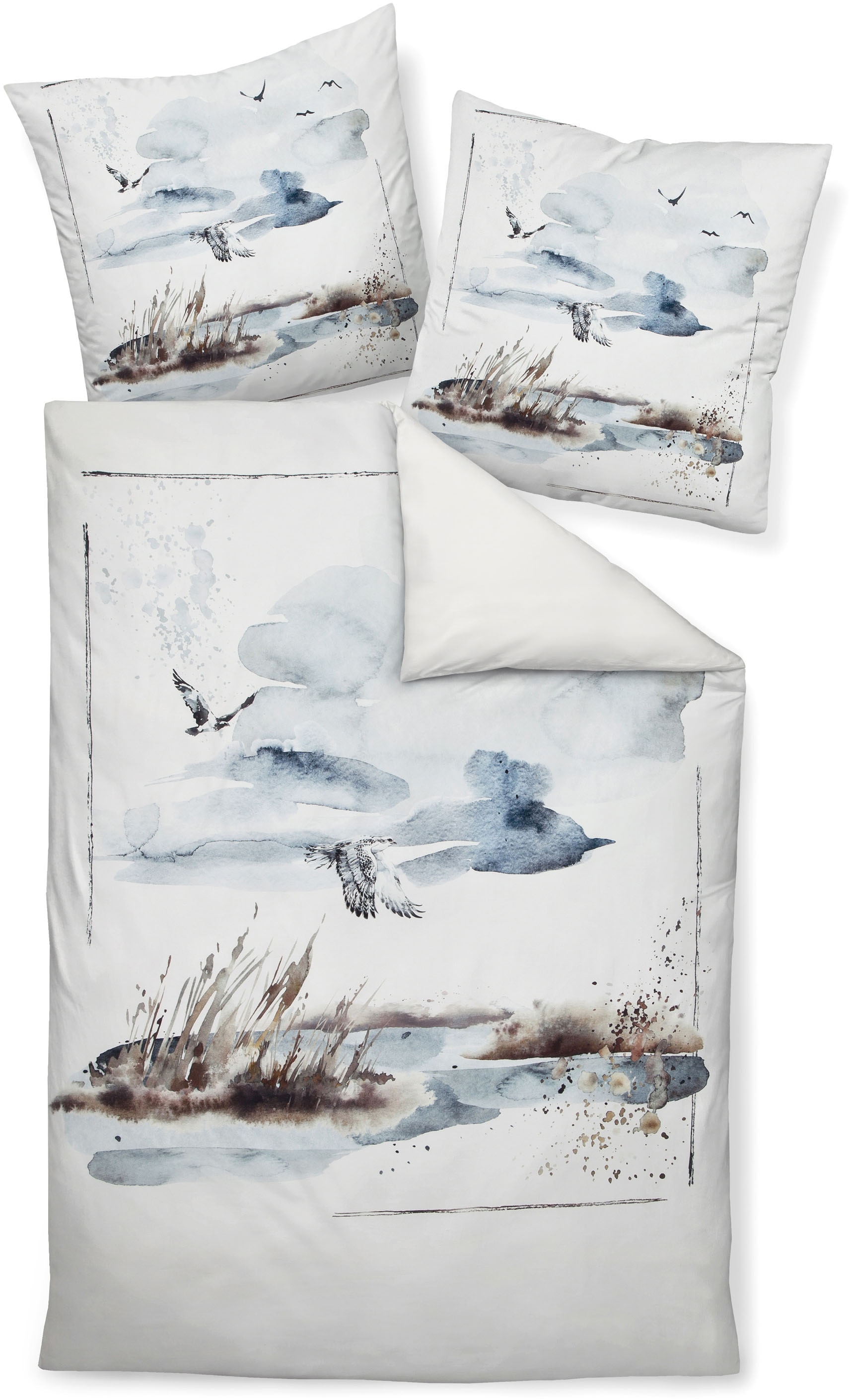 Janine Bettwäsche "modern art S 42161 02" mit Reißverschluss günstig online kaufen