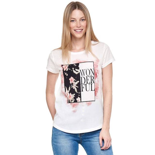 Decay T-Shirt, mit schickem Blumenmotiv für kaufen | BAUR