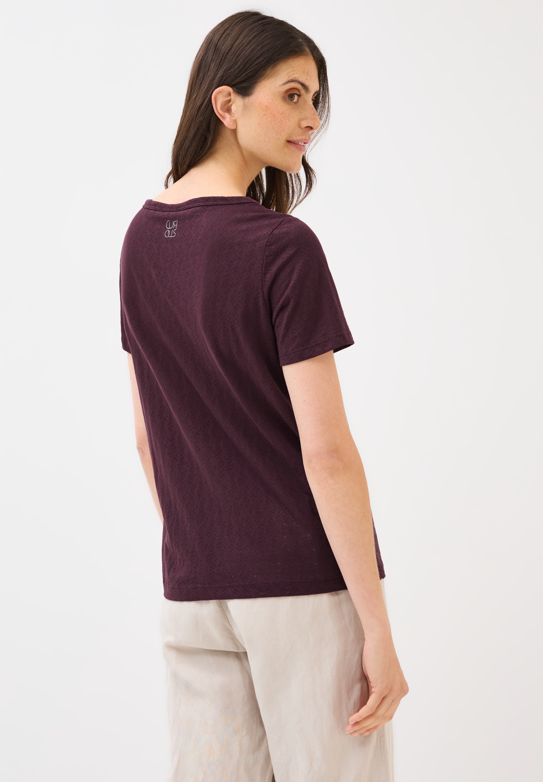 Cecil T-Shirt, mit Burnout-Optik günstig online kaufen