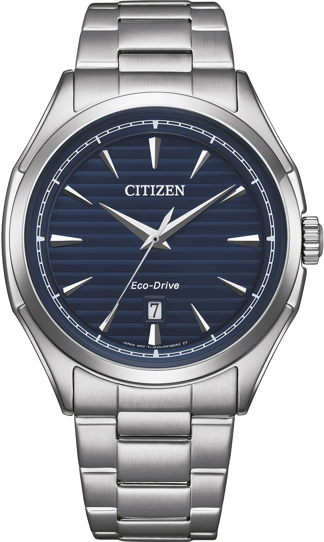 CITIZEN Herren Solaruhr, silber, Armbanduhren, Armbanduhr, Herrenuhr, Datum, Edelstahlarmband