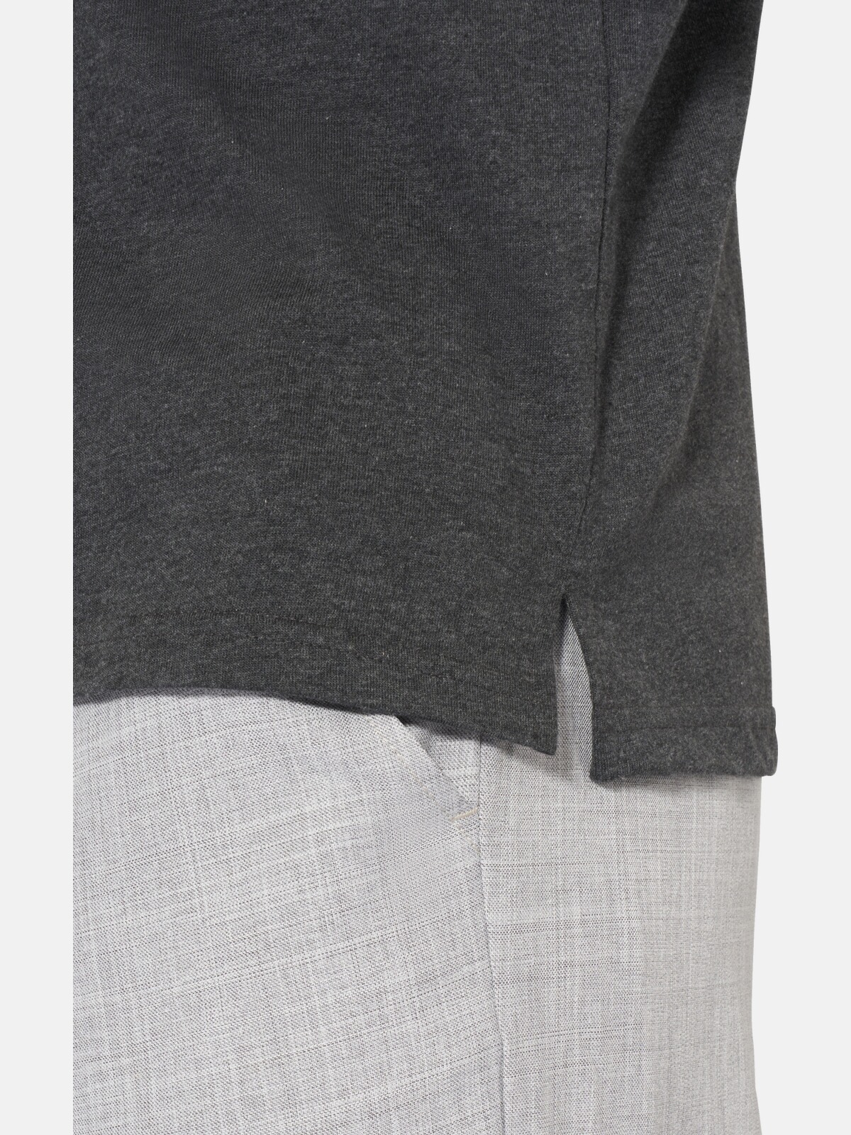 Jan Vanderstorm Isfried Poloshirt Silber 4XL 6