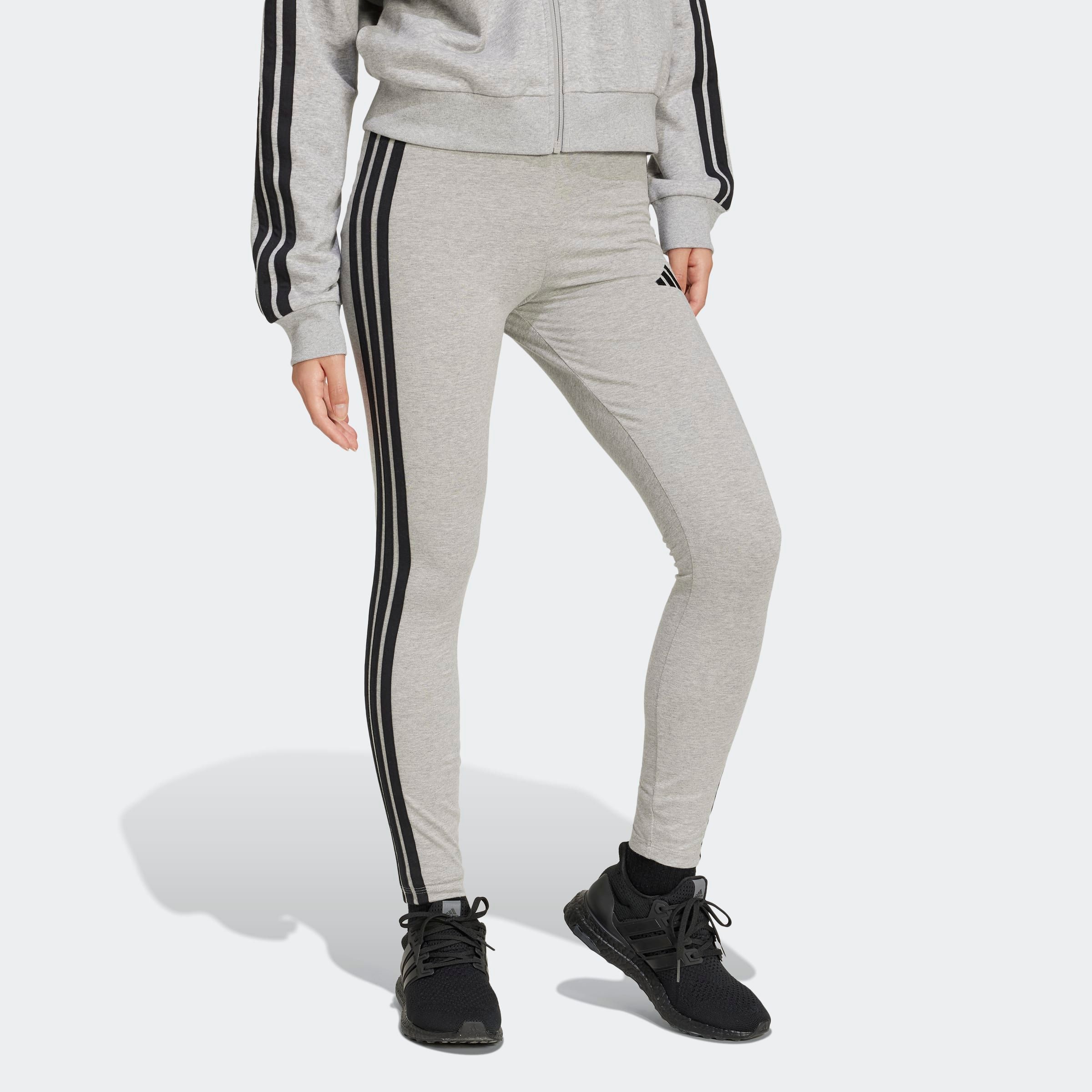 adidas Sportswear Trainingstights "W 3S SJ LEG" sportlicher Look mit 3-Streifen, aus Baumwolle und Elasthan