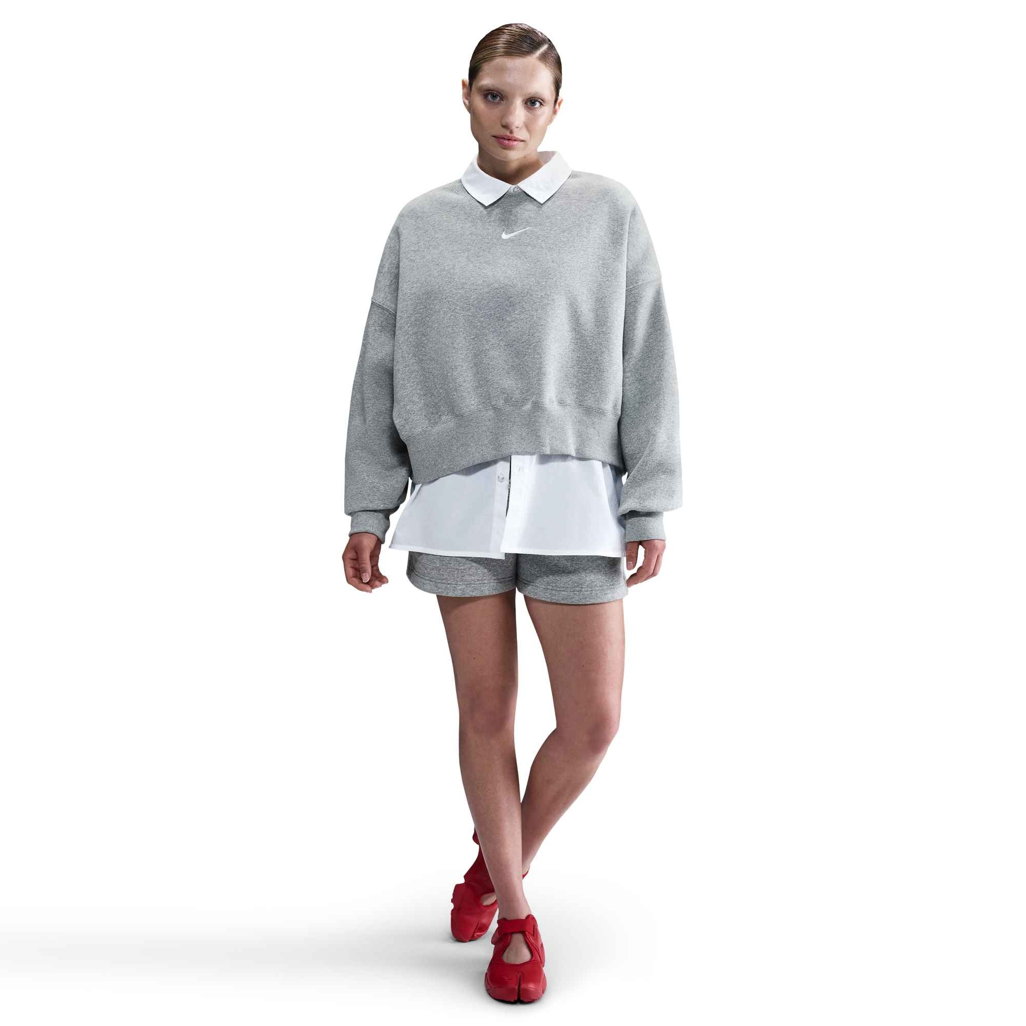 Nike Sportswear Sweatshirt »W NSW PHNX FLC OOS CREW«, Over - Oversize Passform
