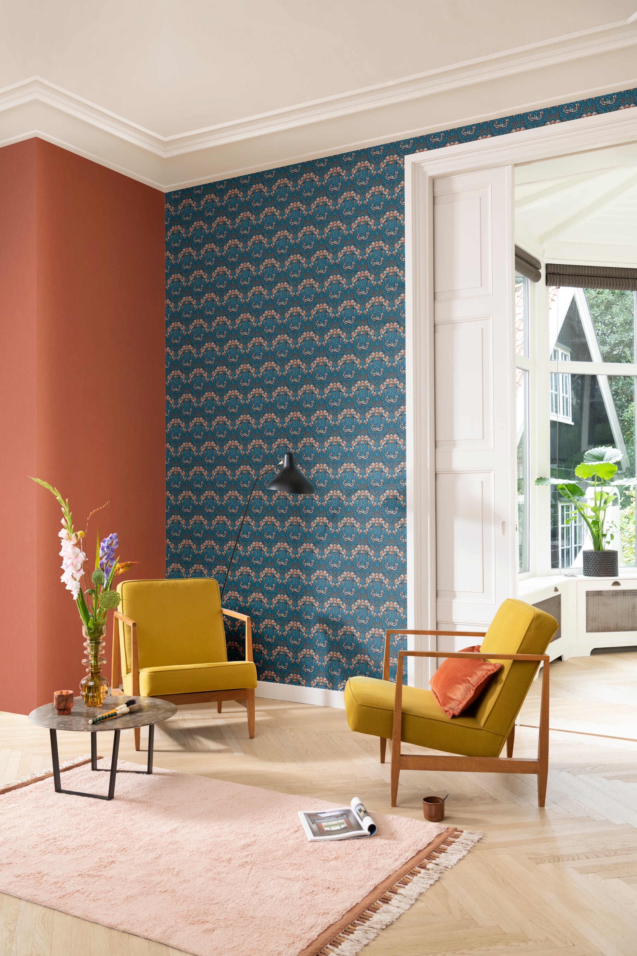 Rasch Vliestapete »Sophia« geblümt glatt