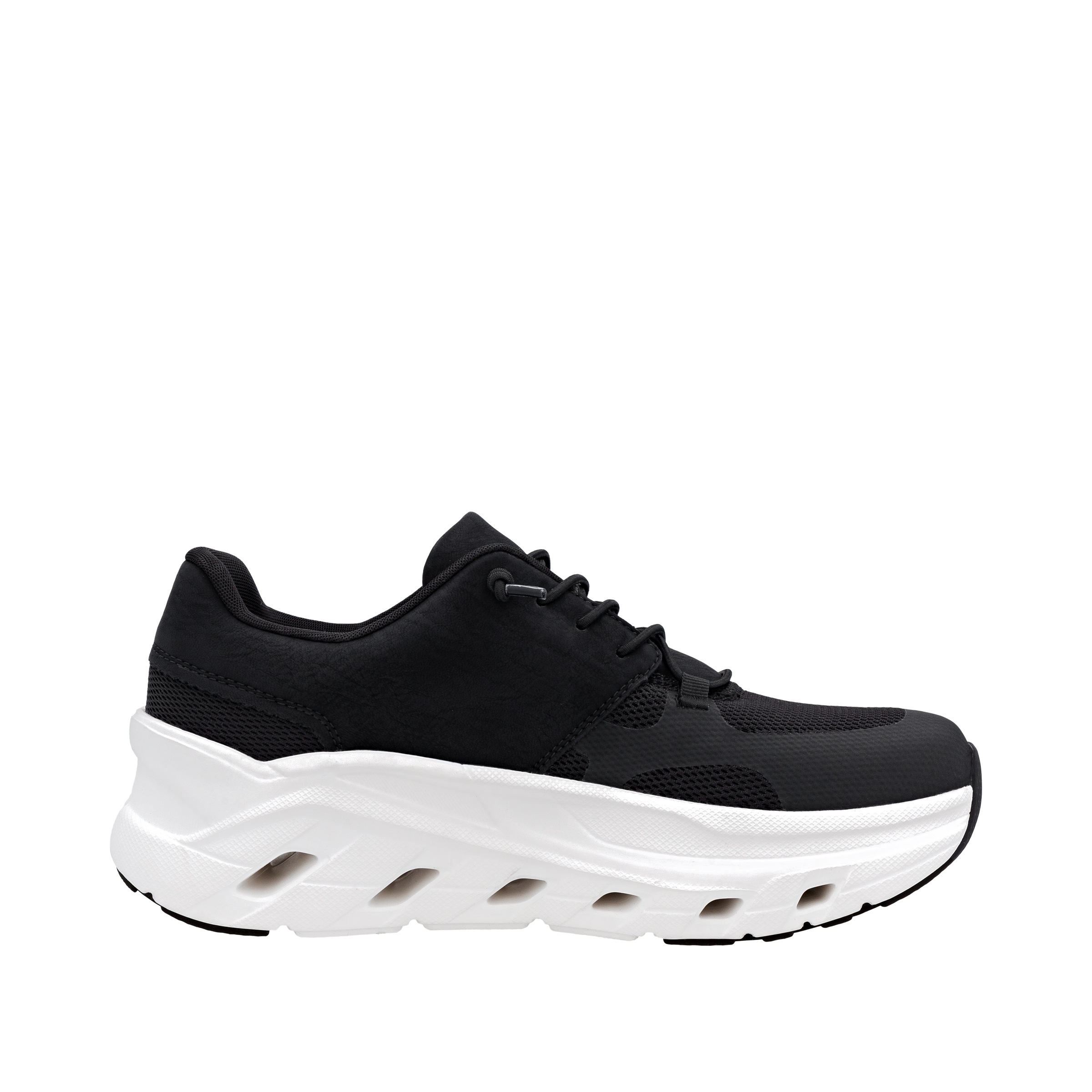 RIEKER Sport Plateausneaker, Slip-on Sneaker, Halbschuh, Freizeitsneaker mit MemoSoft-Innensohle