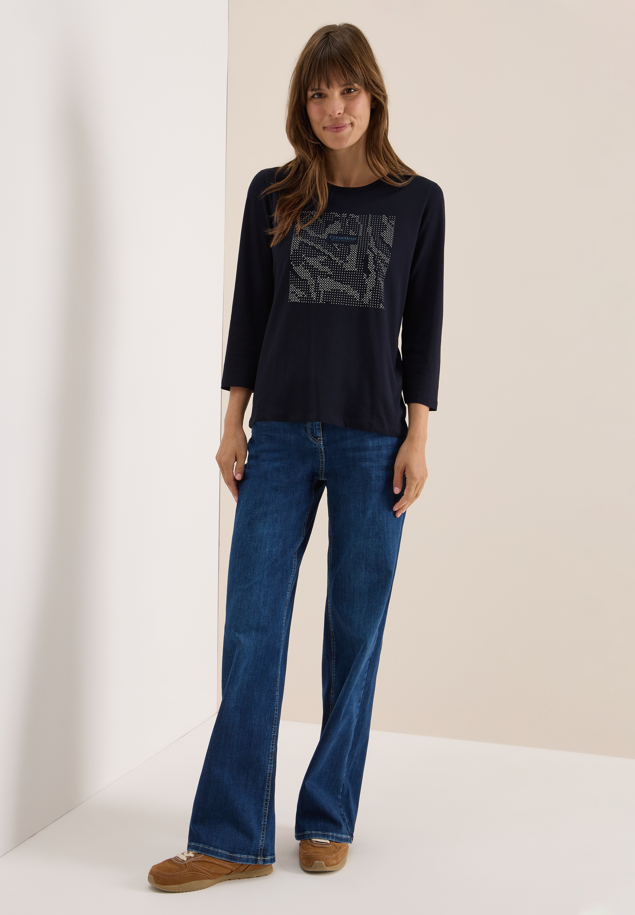Cecil T-Shirt, im soften Baumwoll-Mix