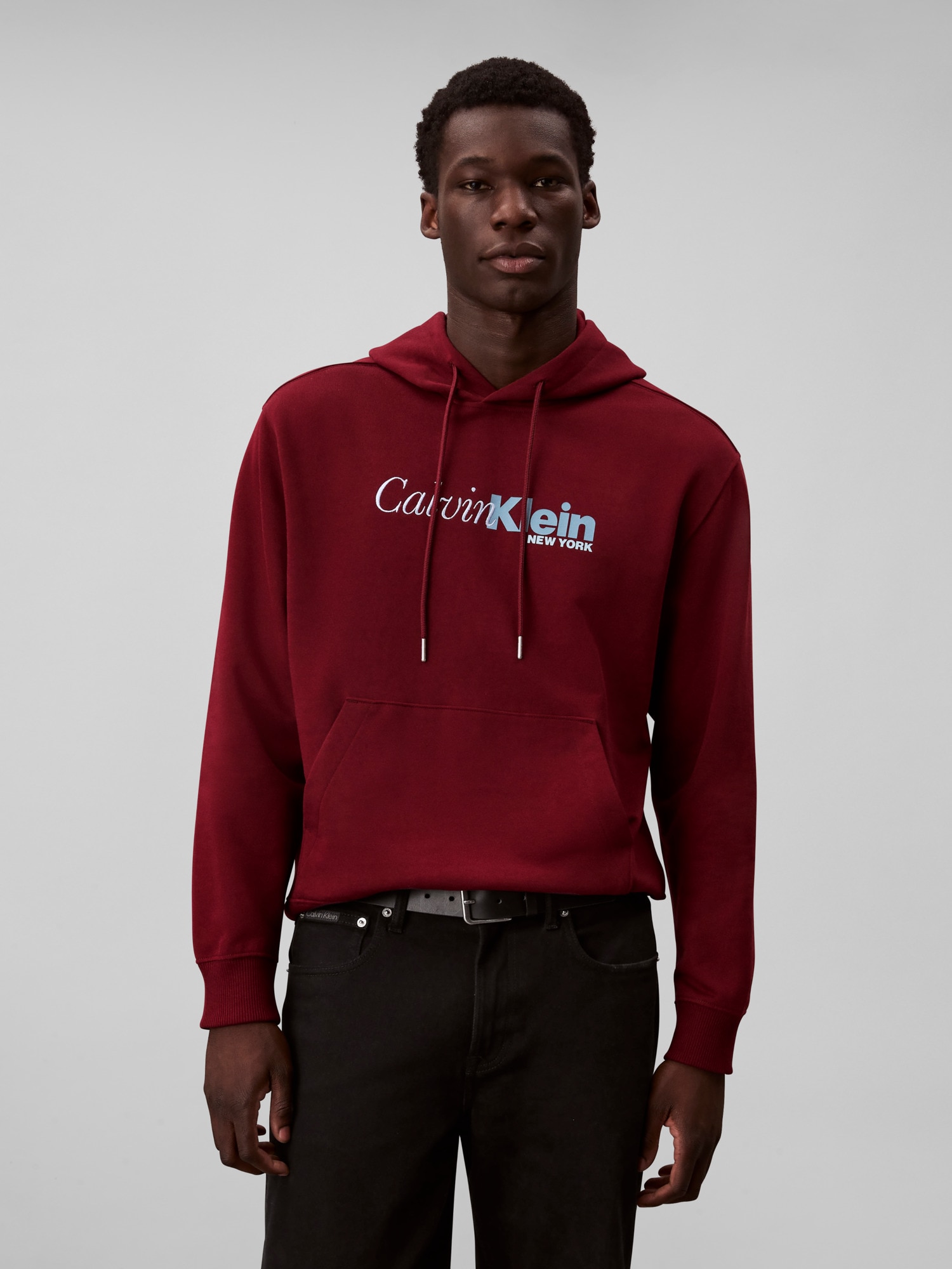 Calvin Klein Kapuzensweatshirt "LS EU 350TERRY CURSIVE GRAPHIC H", regular günstig online kaufen