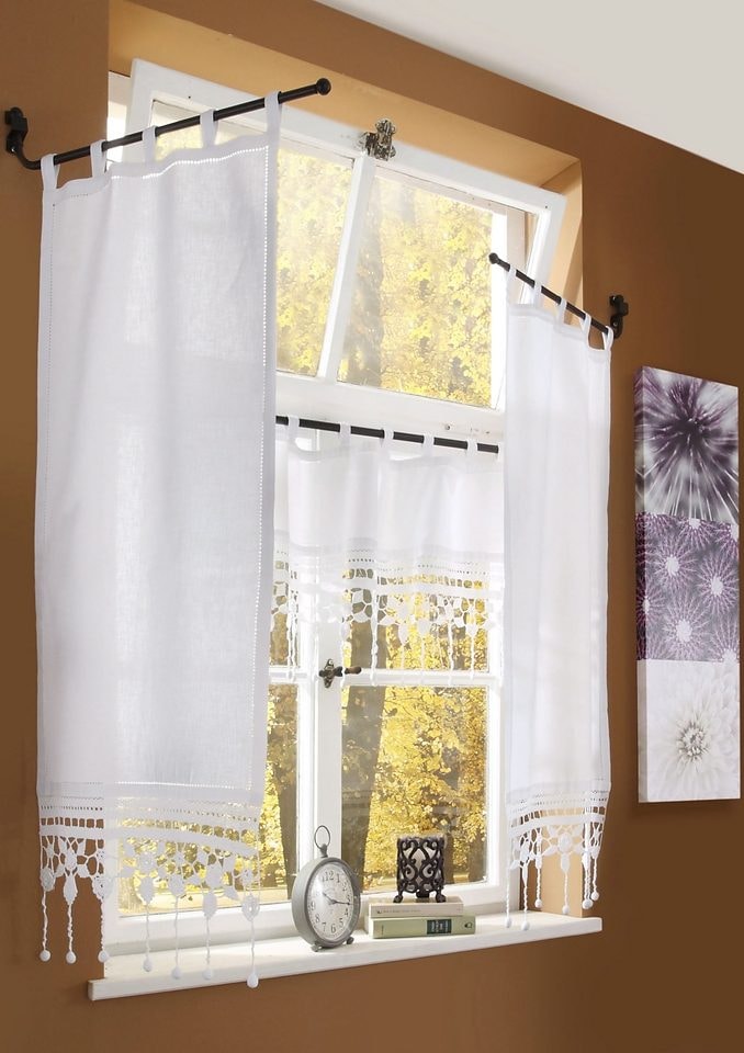 HOSSNER - ART OF HOME DECO Querbehang "Großglockner" Schlaufen 1 Stk. tlg. günstig online kaufen