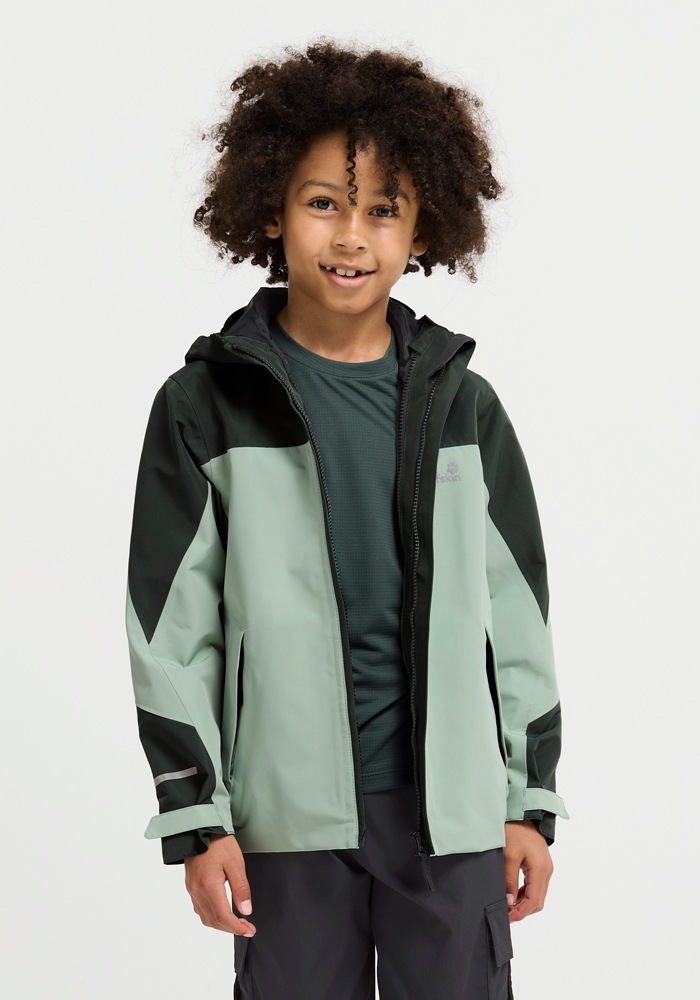 Jack Wolfskin Outdoorjacke »TRAILVENTURE 2L JKT K« mit Kapuze