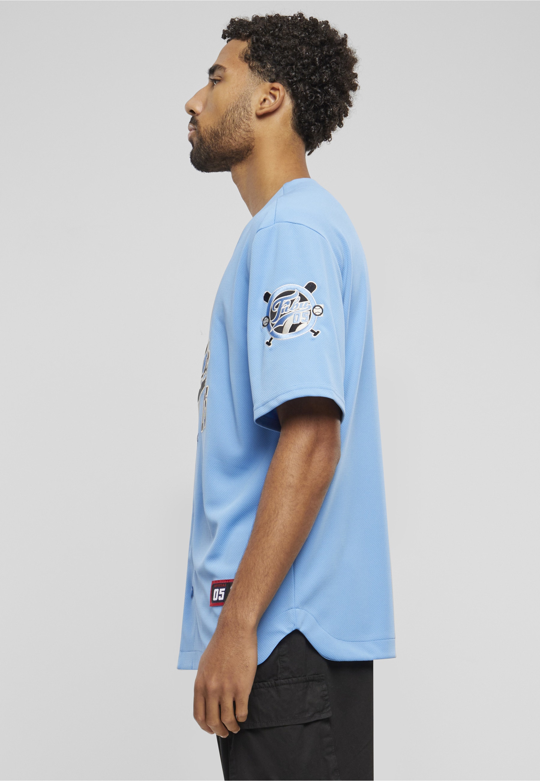 Fubu Shirttop »Fubu Herren FM241-007-3 Fubu Varsity Baseball Jersey« 1 Stk.