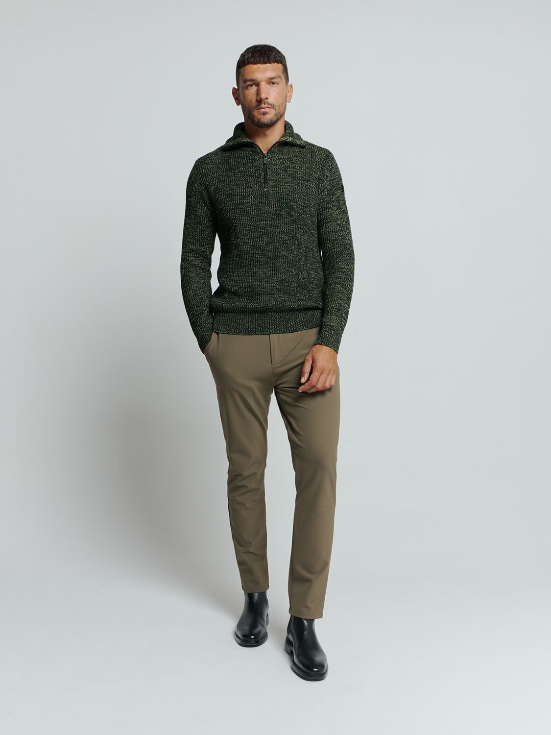 NO EXCESS Rollkragenpullover »No Excess Hochgeschlossener Pullover«