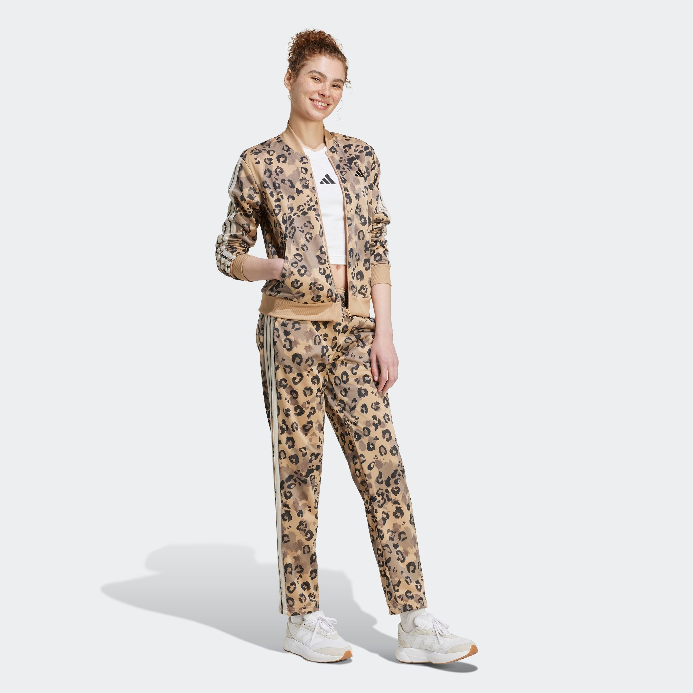 adidas Sportswear Trainingsanzug "W 3S TR AOP TS", (2 tlg.) günstig online kaufen