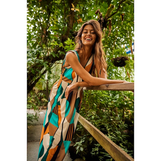 Aniston SELECTED Sommerkleid, mit variabler Raffung an den Schultern - NEUE  KOLLEKTION kaufen | BAUR
