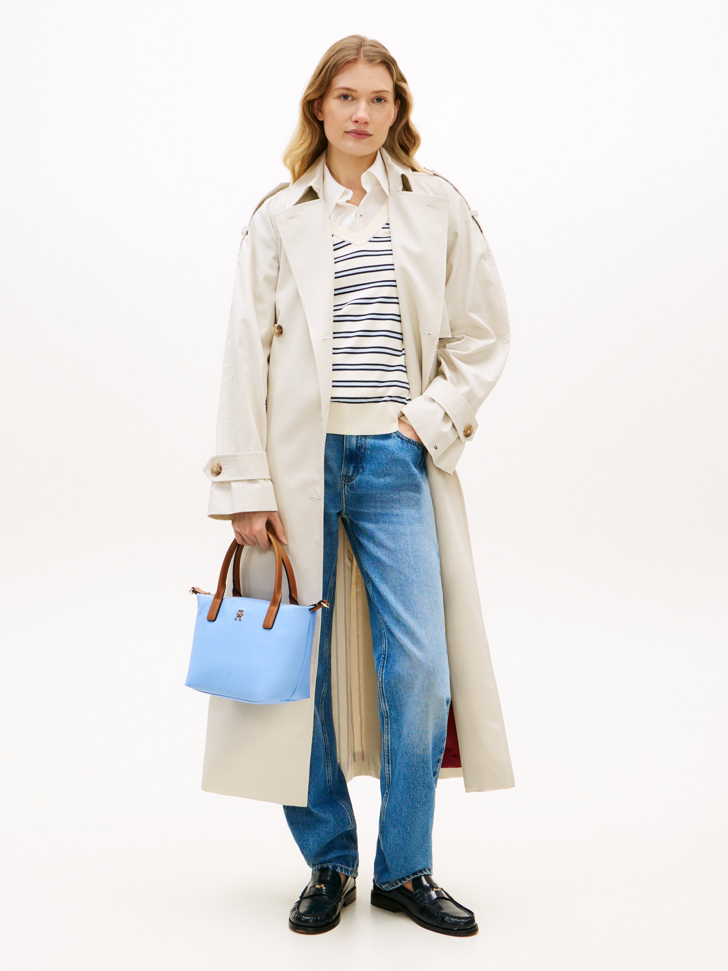 Tommy Hilfiger Tragetasche "POPETTE MINI TOTE" Damen Umhängetasche, Minibag günstig online kaufen