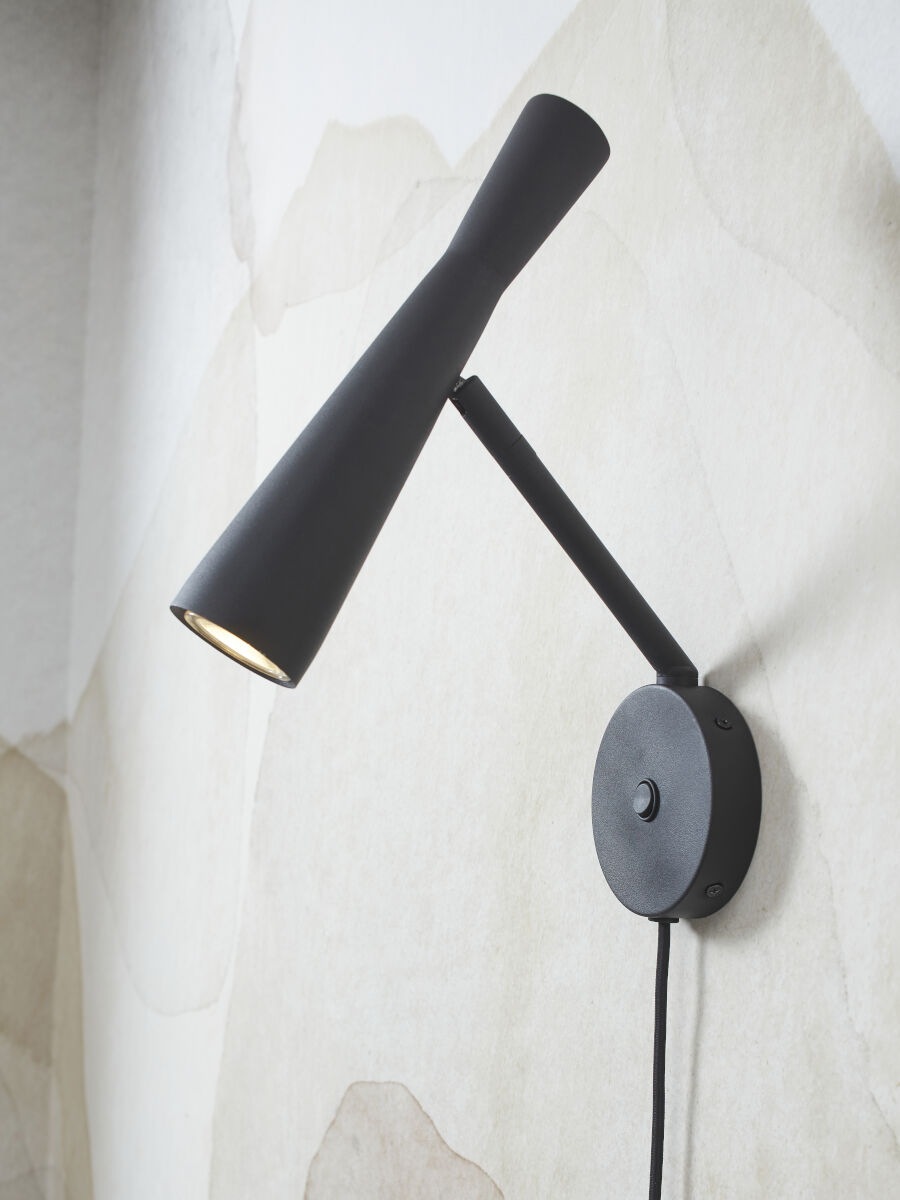 it's About RoMi Wandleuchte »BORDEAUX«, 1 flammig, Leuchtmittel GU10 | LED wechselbar, Gutes leselicht