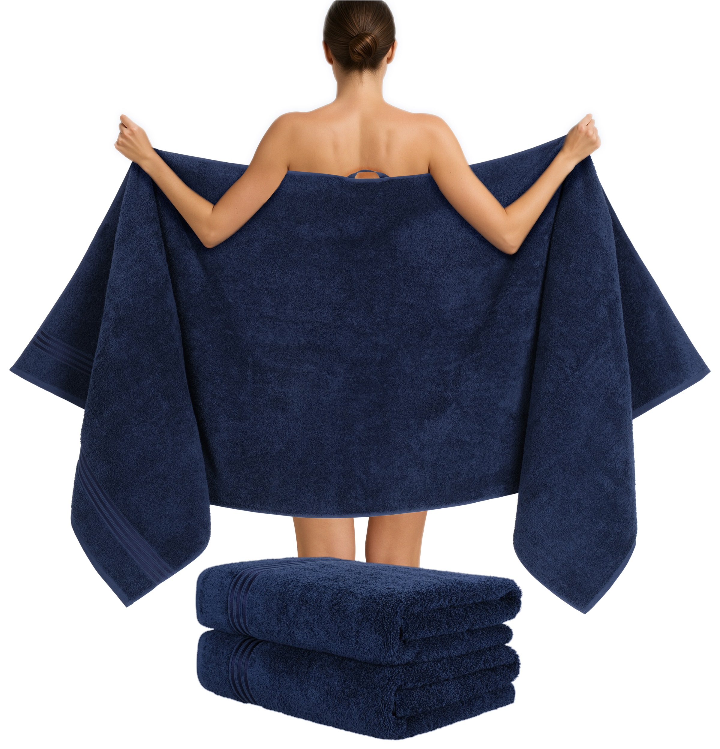 HAMMETEX Saunatuch "Hammetex 2er Set extra große Saunatücher" 100% Baumwoll günstig online kaufen