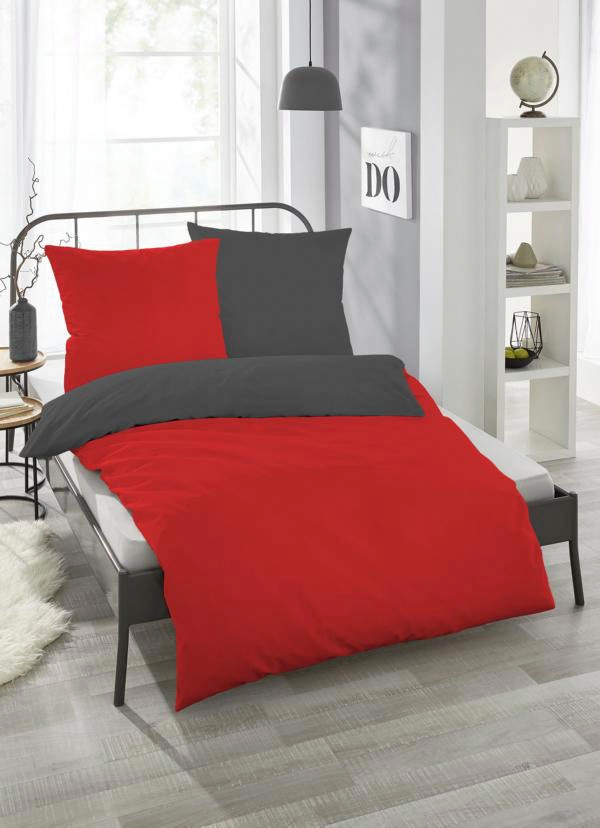 Castell - Markenbettwäsche Wendebettwäsche "Uni-Microfaser-Satin in Gr. 135 günstig online kaufen