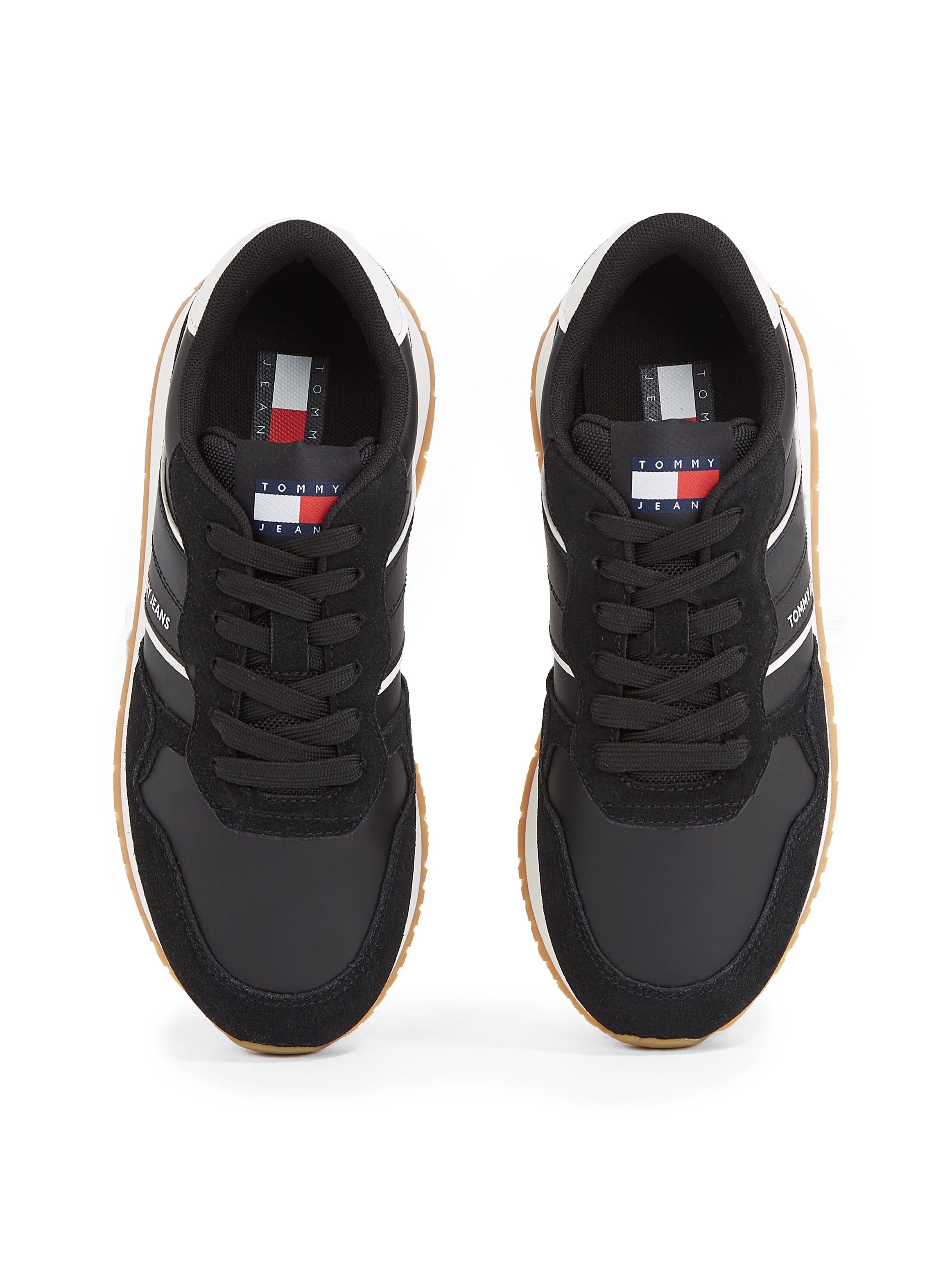 Tommy Jeans Plateausneaker »TJW EVA RETRO RUNNER«, Freizeitschuh, Halbschuh, Schnürschuh mit gepolstertem Schaftrand