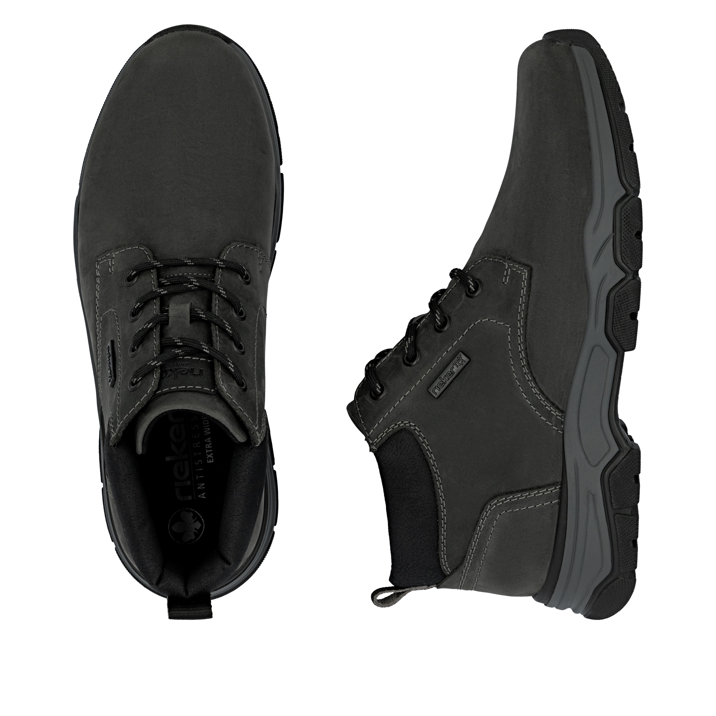 Rieker Schnürboots, Stiefelette, Casual Boots mit Schaftrandpolsterung, TEX-Membran