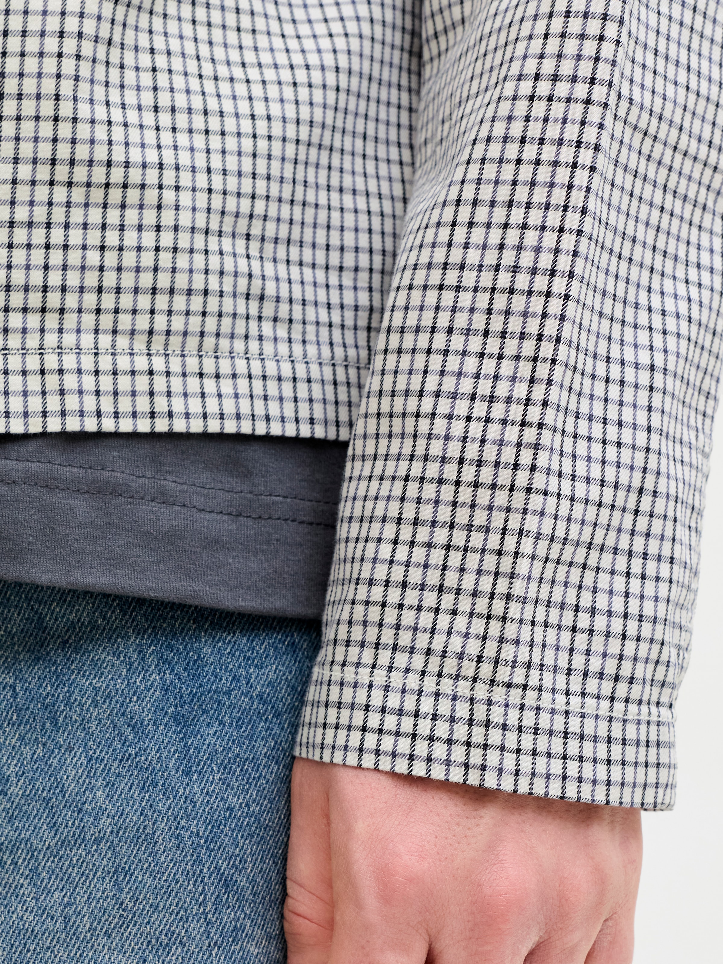 Jack & Jones Langarmhemd »JORAUSTIN CLEAN CHECK SHIRT LS SN«