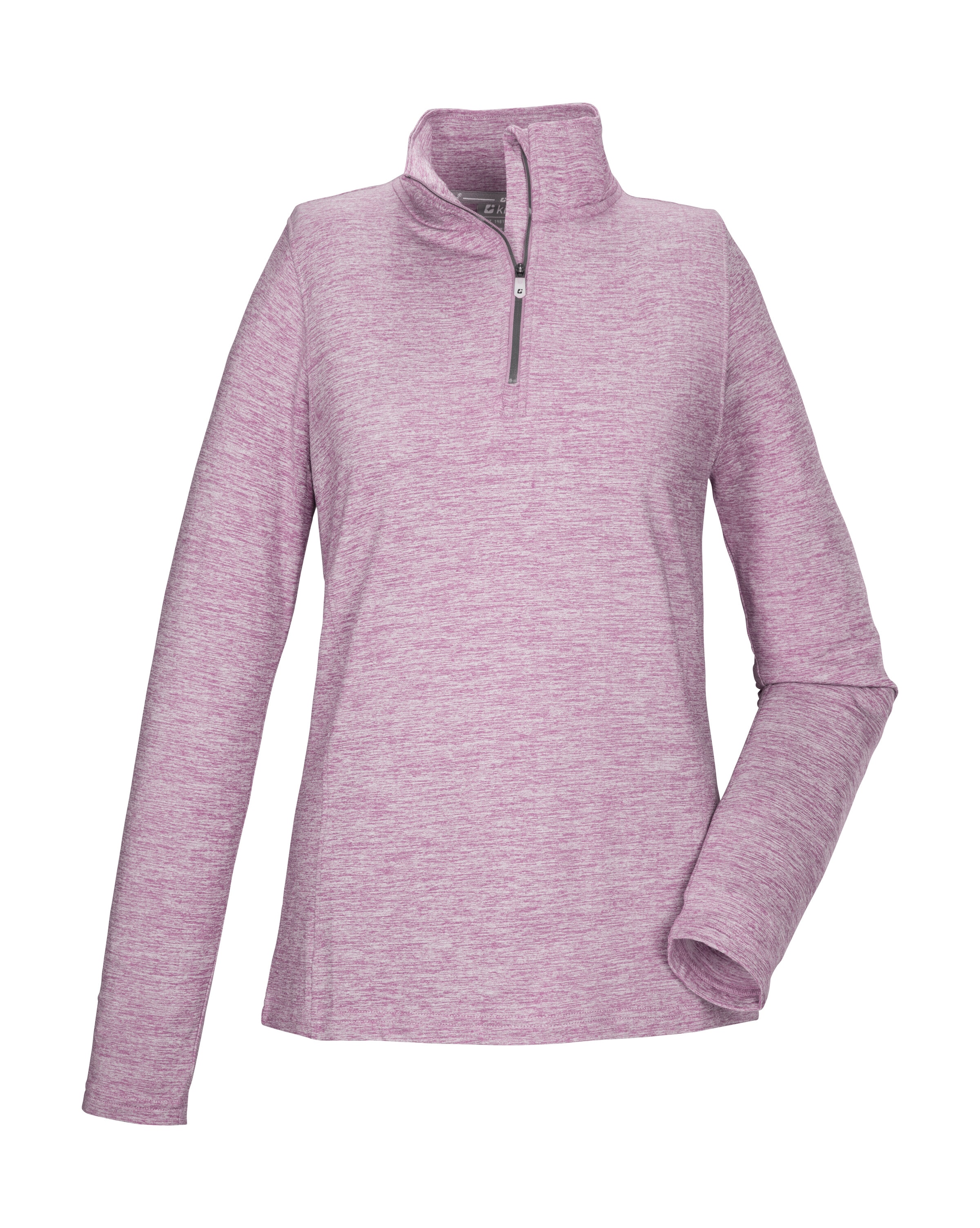 Killtec Langarmshirt "KSW 121 WMN FLX SHRT" Melange Funktionsshirt mit Steh günstig online kaufen