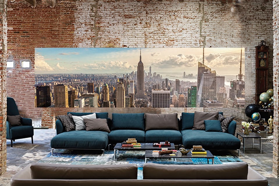 Papermoon Fototapete »New York Panorama«, matt