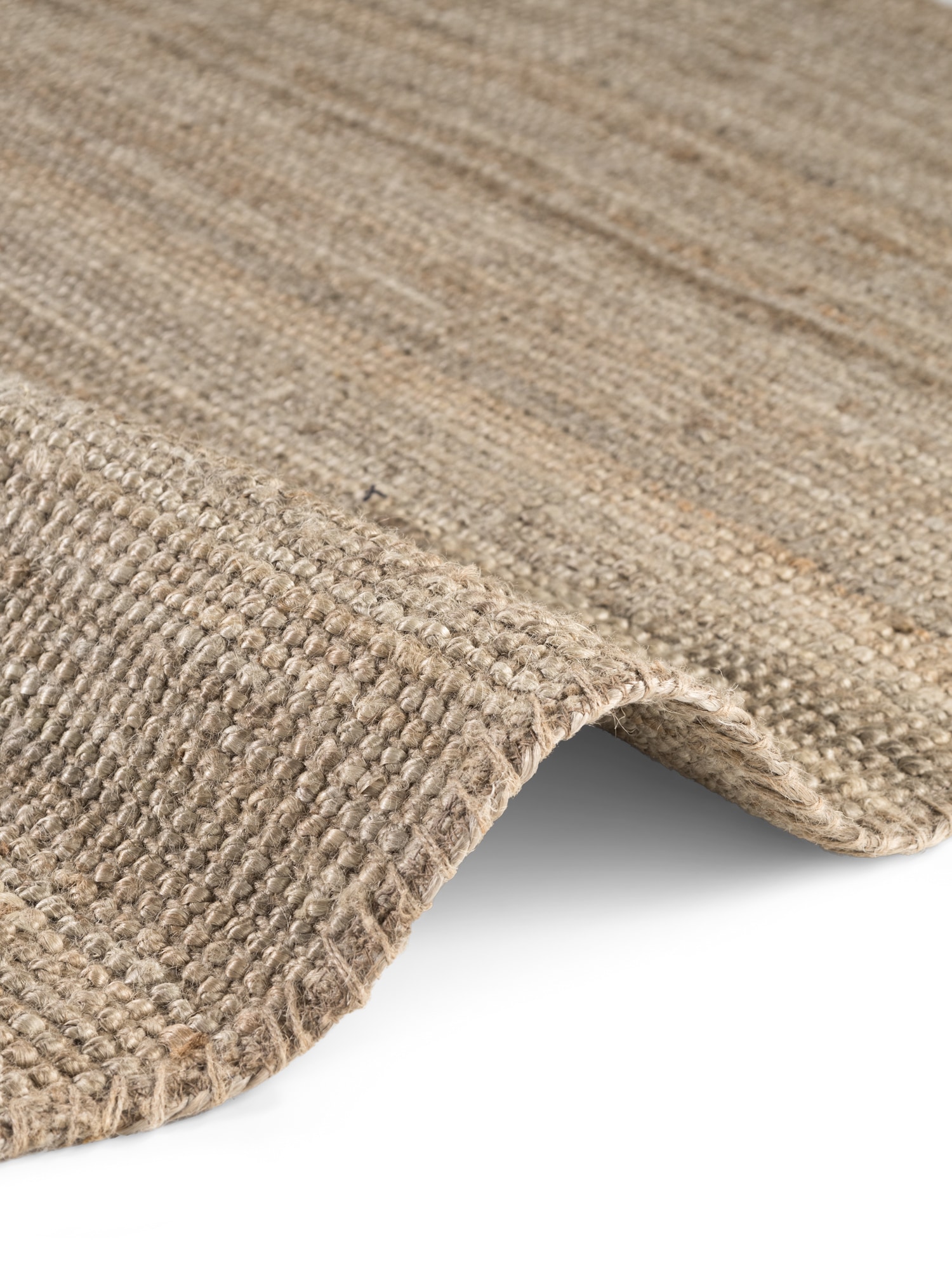 HANSE Home Teppich »Jaipur Juteteppich, als Läufer und in Rund«, rechteckig, 10 mm Höhe, 100% Naturfaser, Wohnzimmer, Esszimmer, Schlafzimmer, GRS