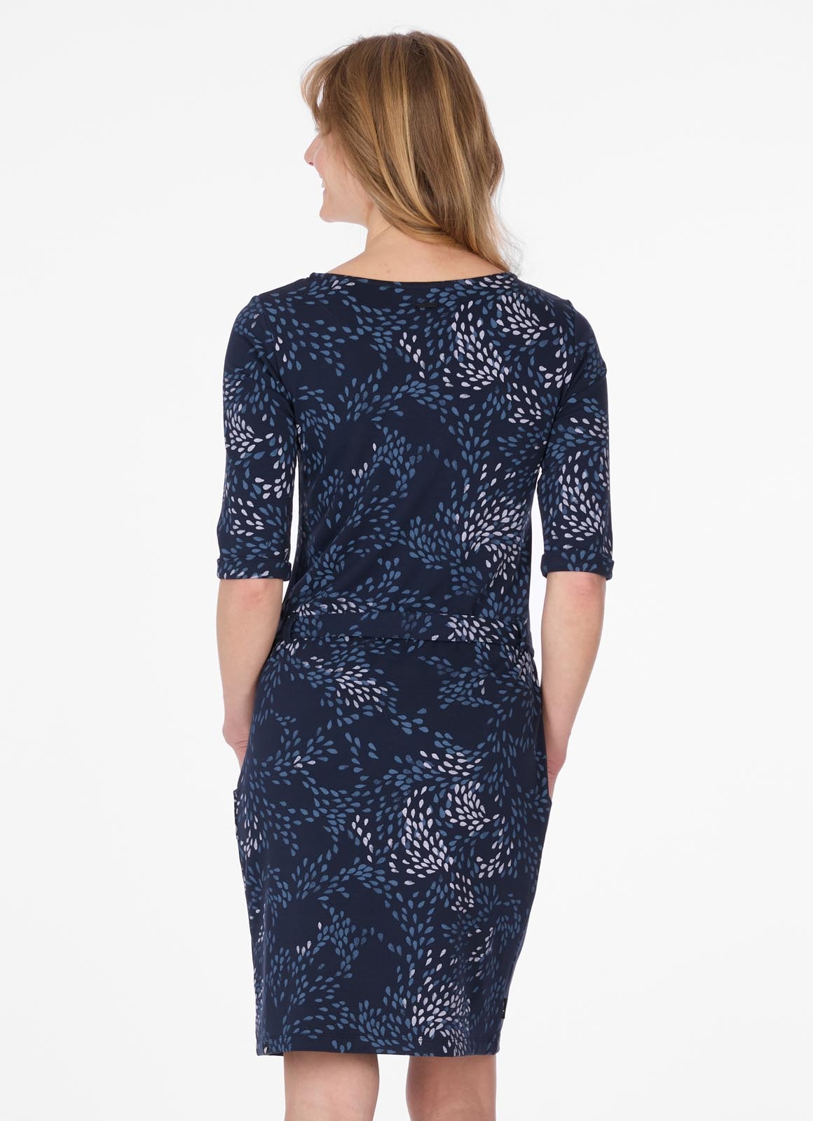 Ragwear »KENISHA PRINT B« unbrushed, im Basic-Fit mit 3/4-Arm, Bindeband und allover Print