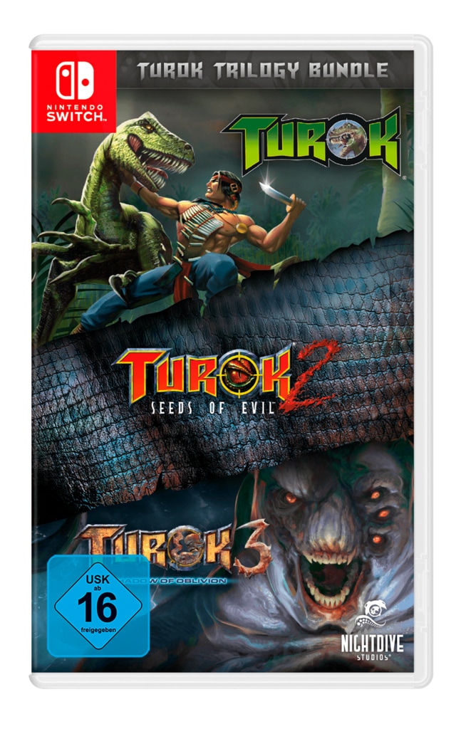 ATARI Spielesoftware "Turok Trilogy Bundle", Nintendo Switchweiß, neutral, Spielesoftware