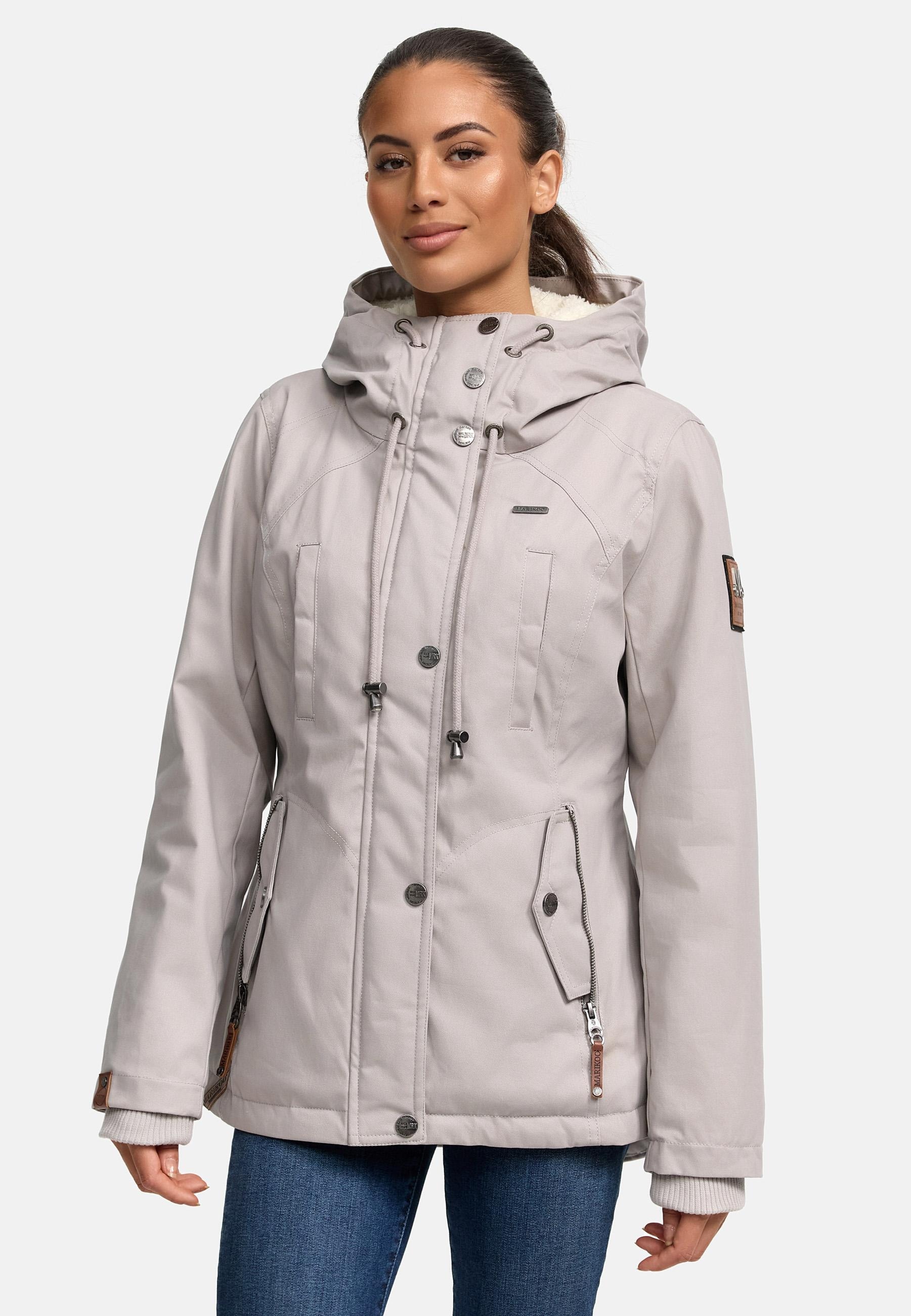 Marikoo Winterjacke »Bikoo«, mit Kapuze, sportliche Damen Outdoor Baumwolljacke mit Kapuze