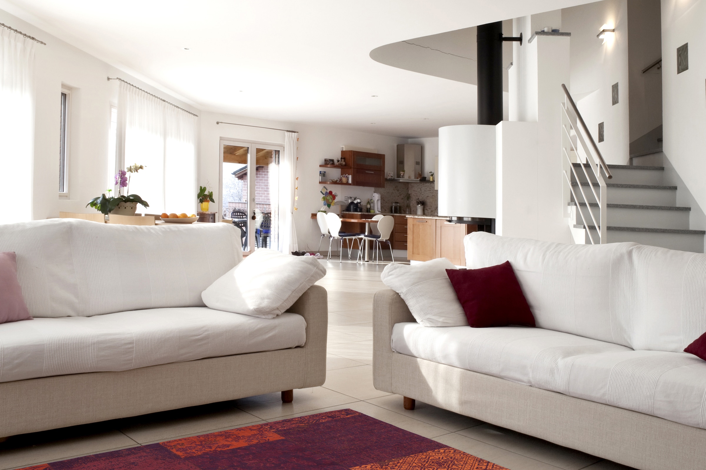 Kayoom Teppich »Symphony 160«, rechteckig, 8 mm Höhe, Flachgewebe, reine Baumwolle, Wohnzimmer