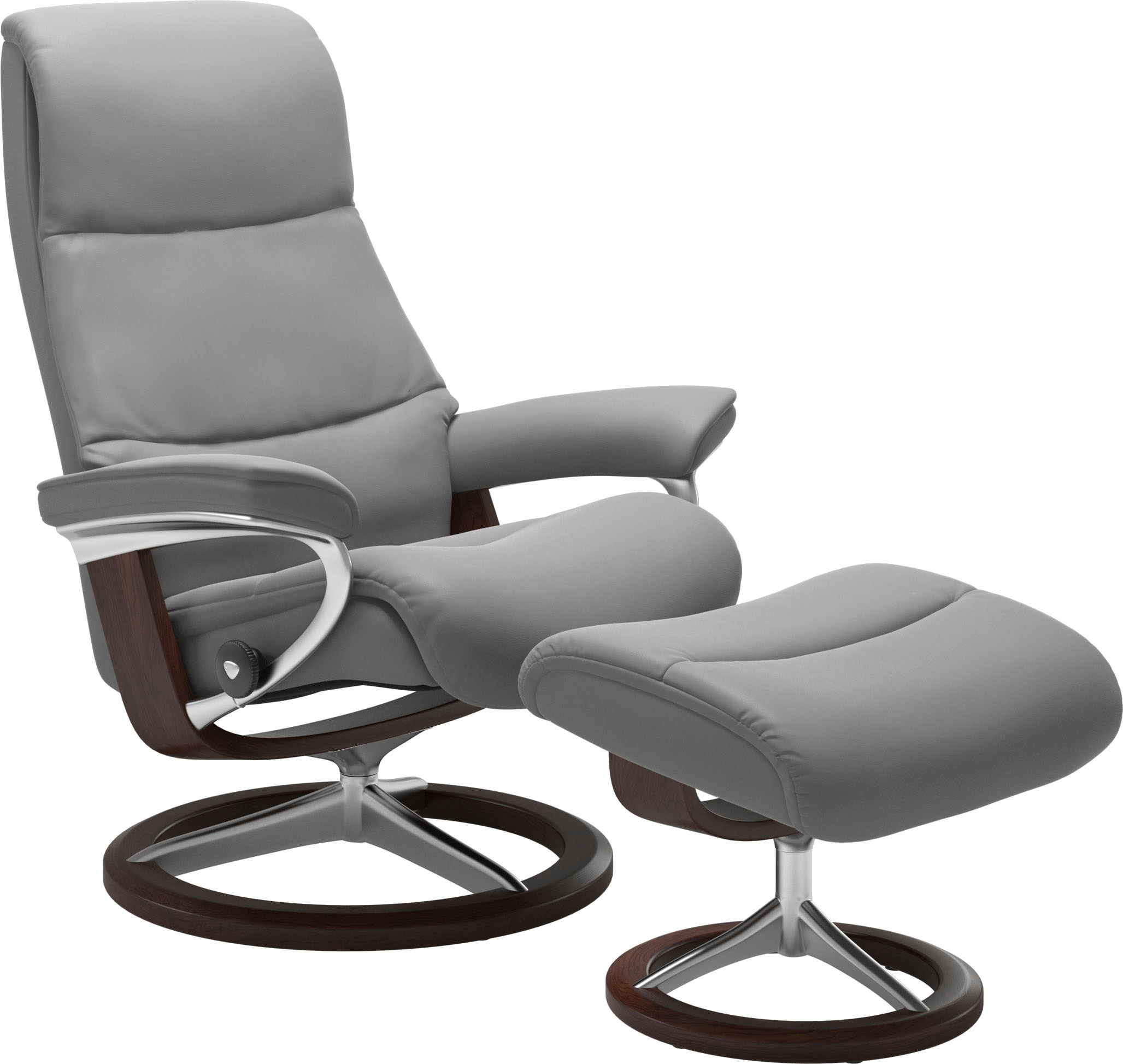 Stressless Relaxsessel "View" mit Signature Base, Größe L,Gestell Braun