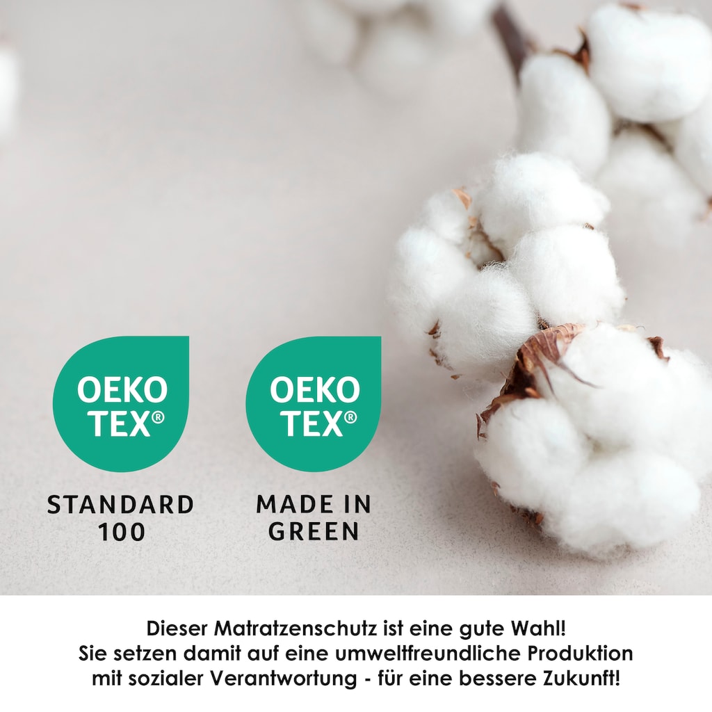 SETEX Matratzenauflage »Molton Spann, Auflage, Allergiker geeignet (Hausstauballergiker)«, (1 St.)