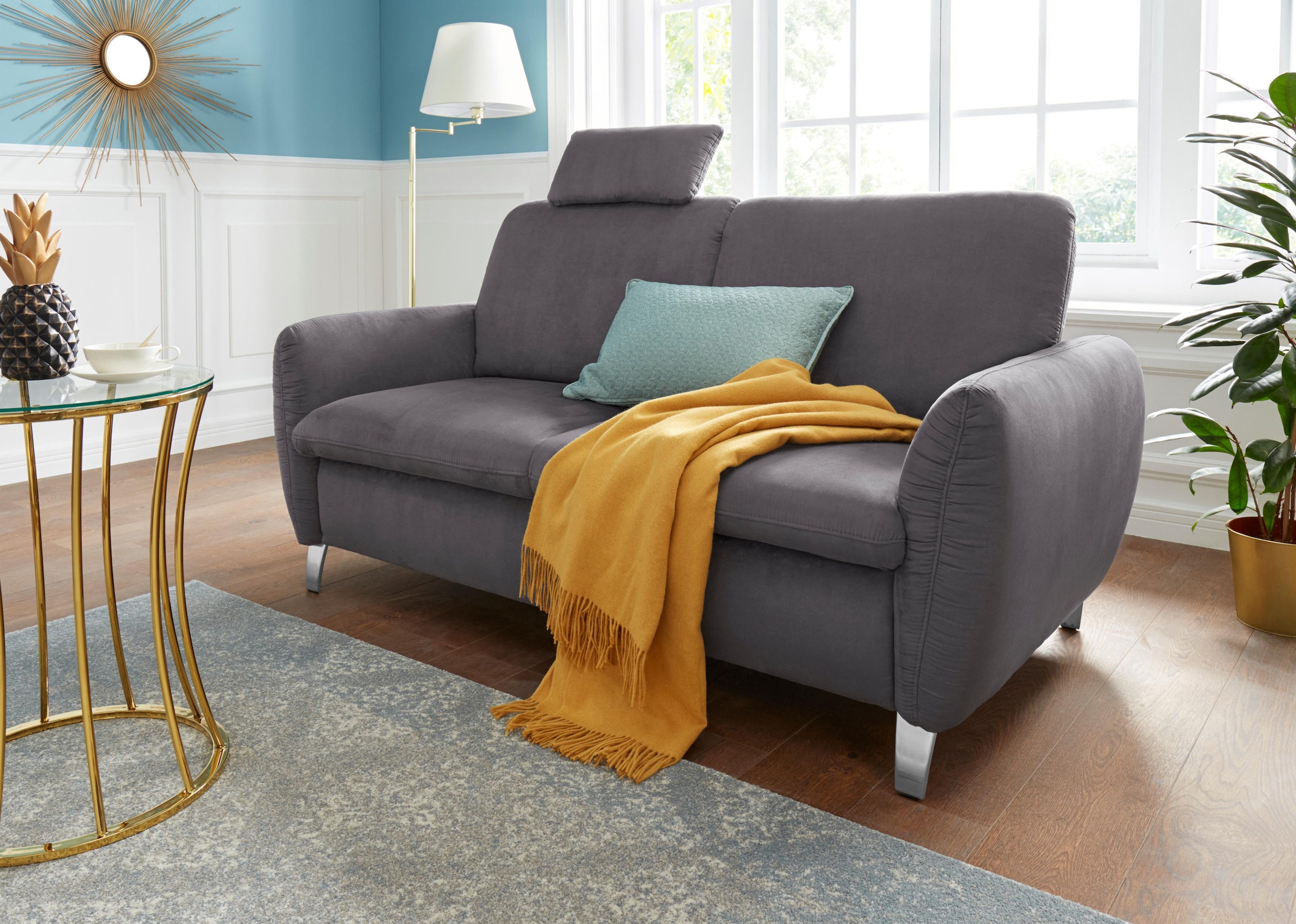 sit&more 2,5-Sitzer »Daytona« inklusive Federkern und einer Kopfstütze