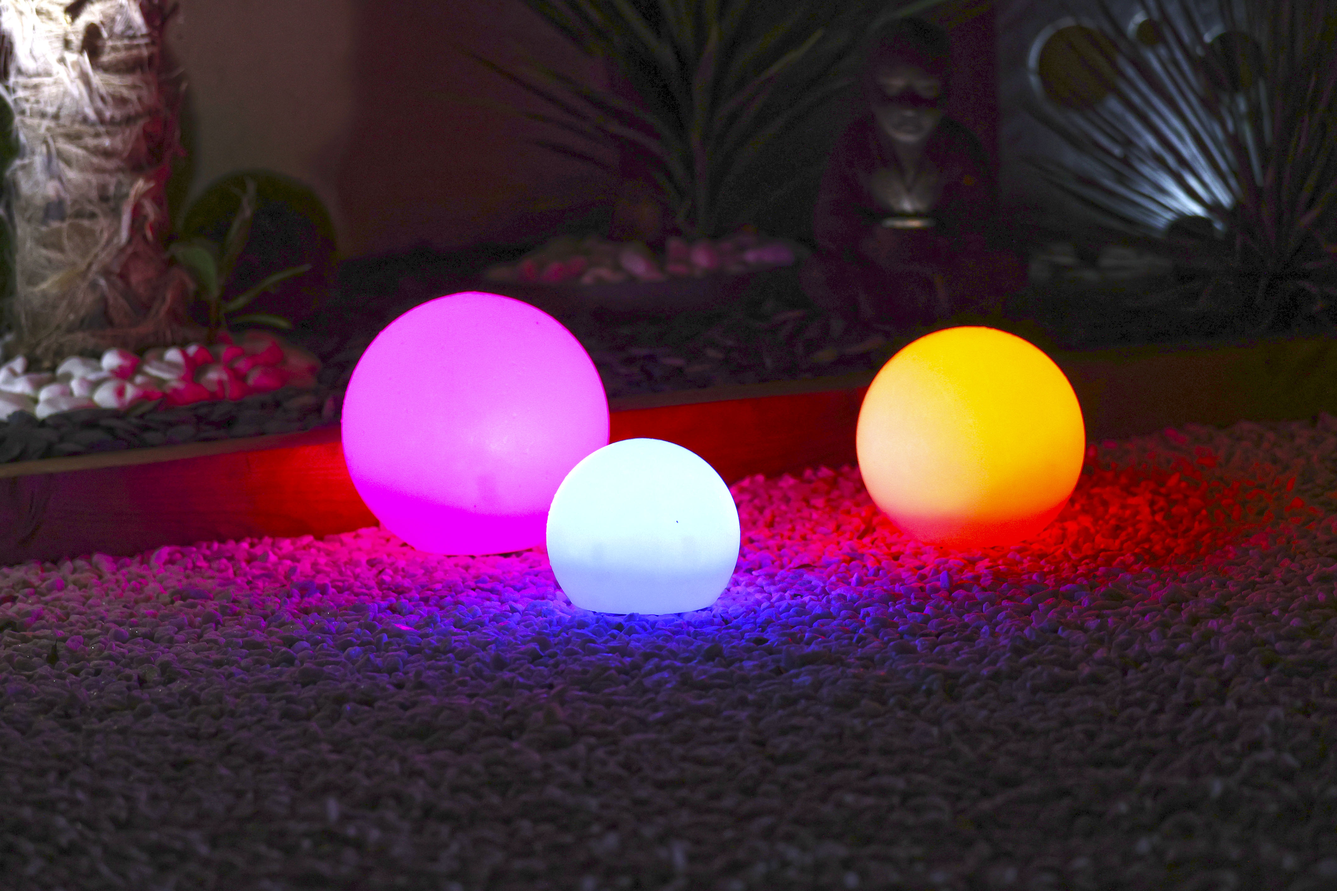 Thumbnail - Ubbink LED Gartenleuchte "MultiBright Solar Float 20" Farbwechsler Kaltweiß RGB für Garten, Teich oder Pool