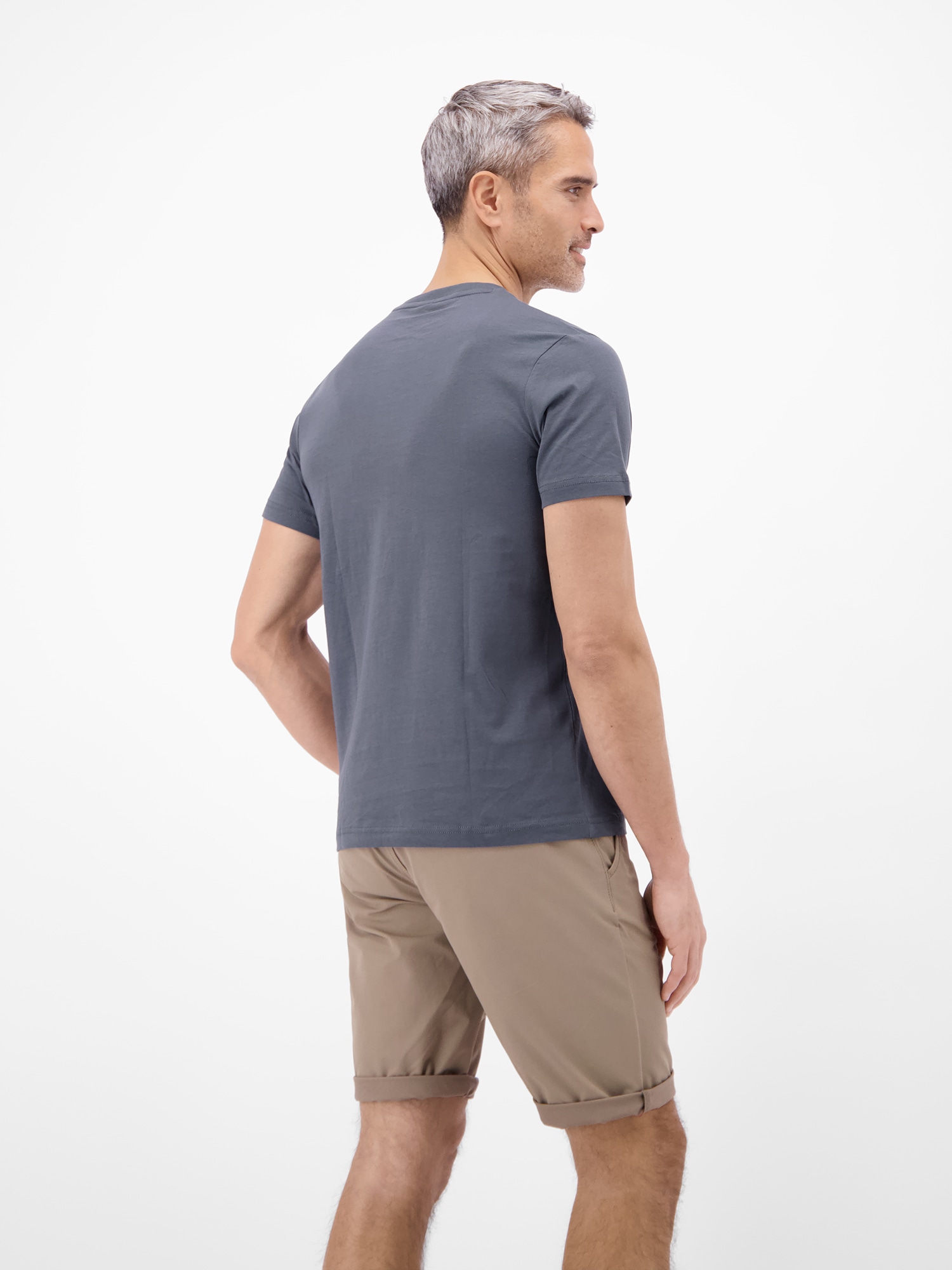 LERROS T-Shirt »T-Shirt mit O-Neck aus softer Baumwolle mit Summervibe-Print«