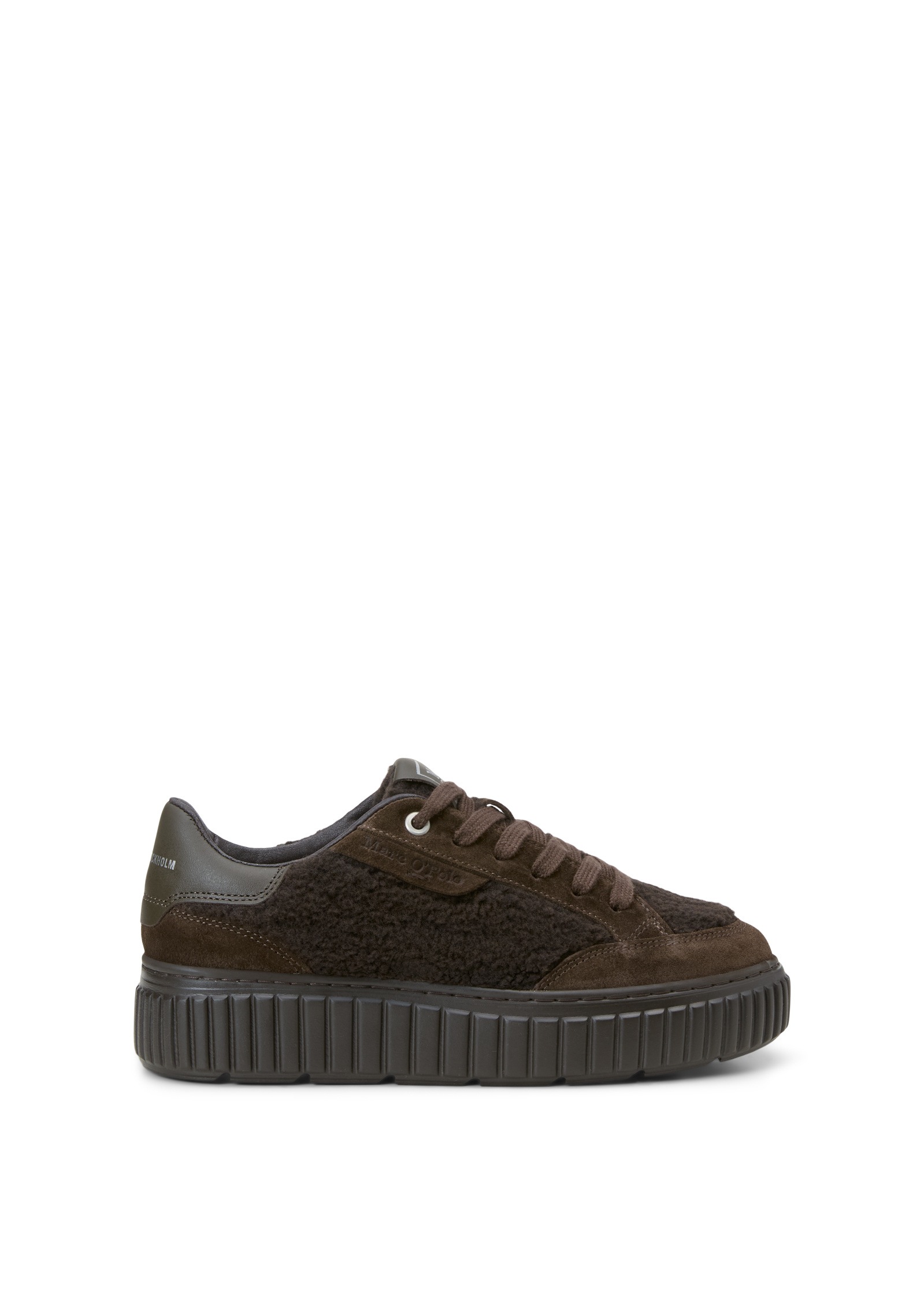 Marc O'Polo Sneaker »aus Teddyfell mit Echtleder-Details«