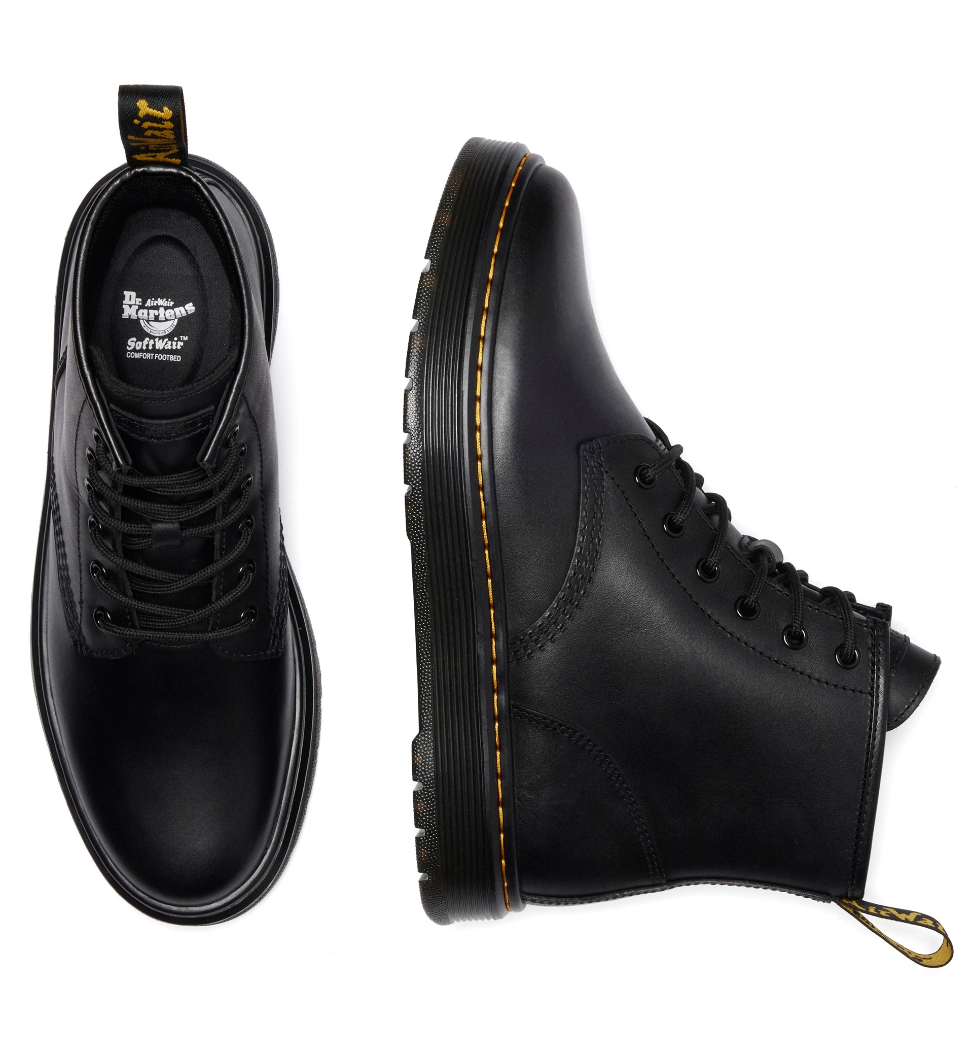 DR. MARTENS Schnürboots »Brookline Crazy Horse Leder Chukka«, Schnürboots, Boots mit Anziehlasche