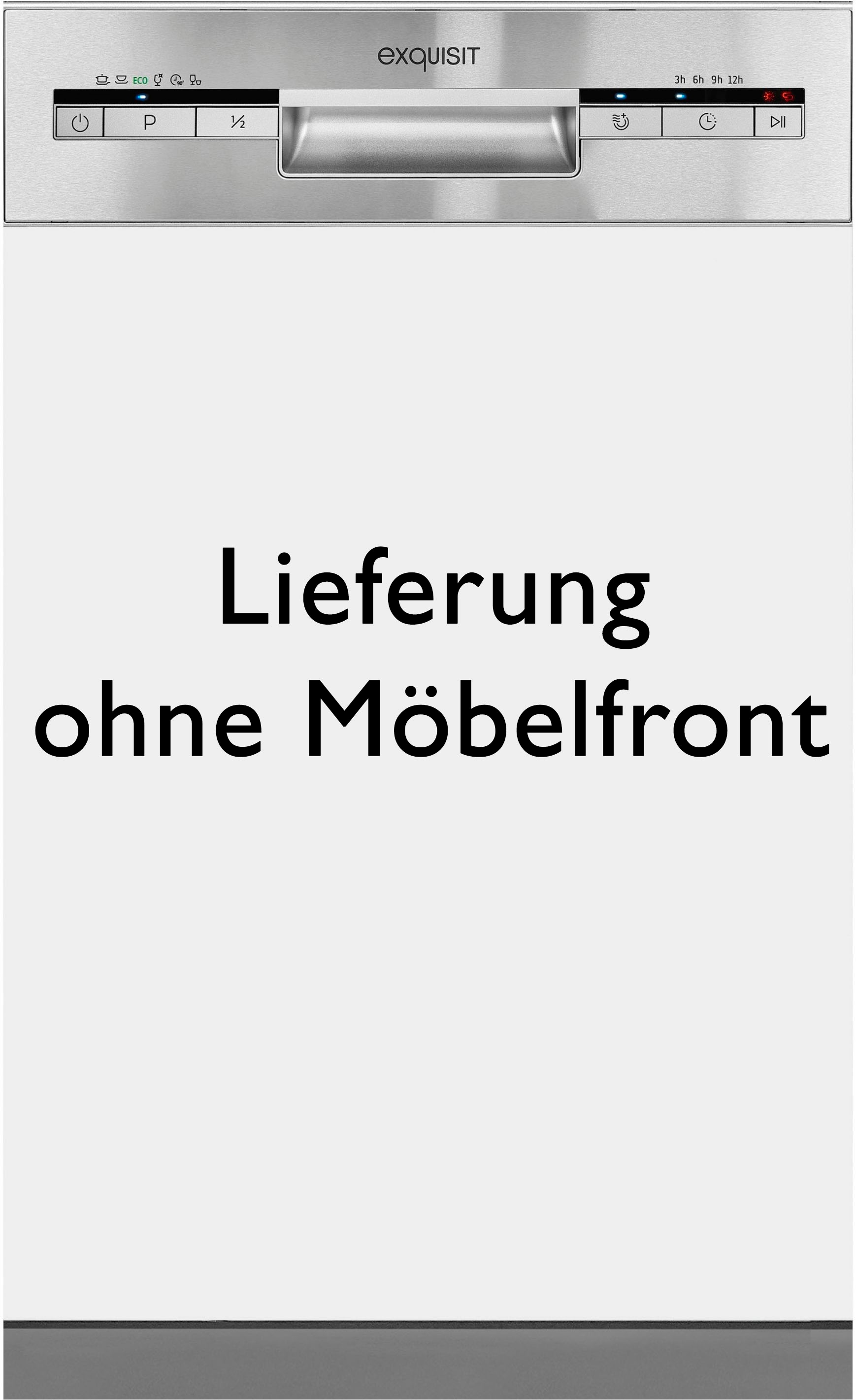 exquisit teilintegrierbarer Geschirrspüler "EGSP1009-EB-030E" 9 Maßgedecke günstig online kaufen