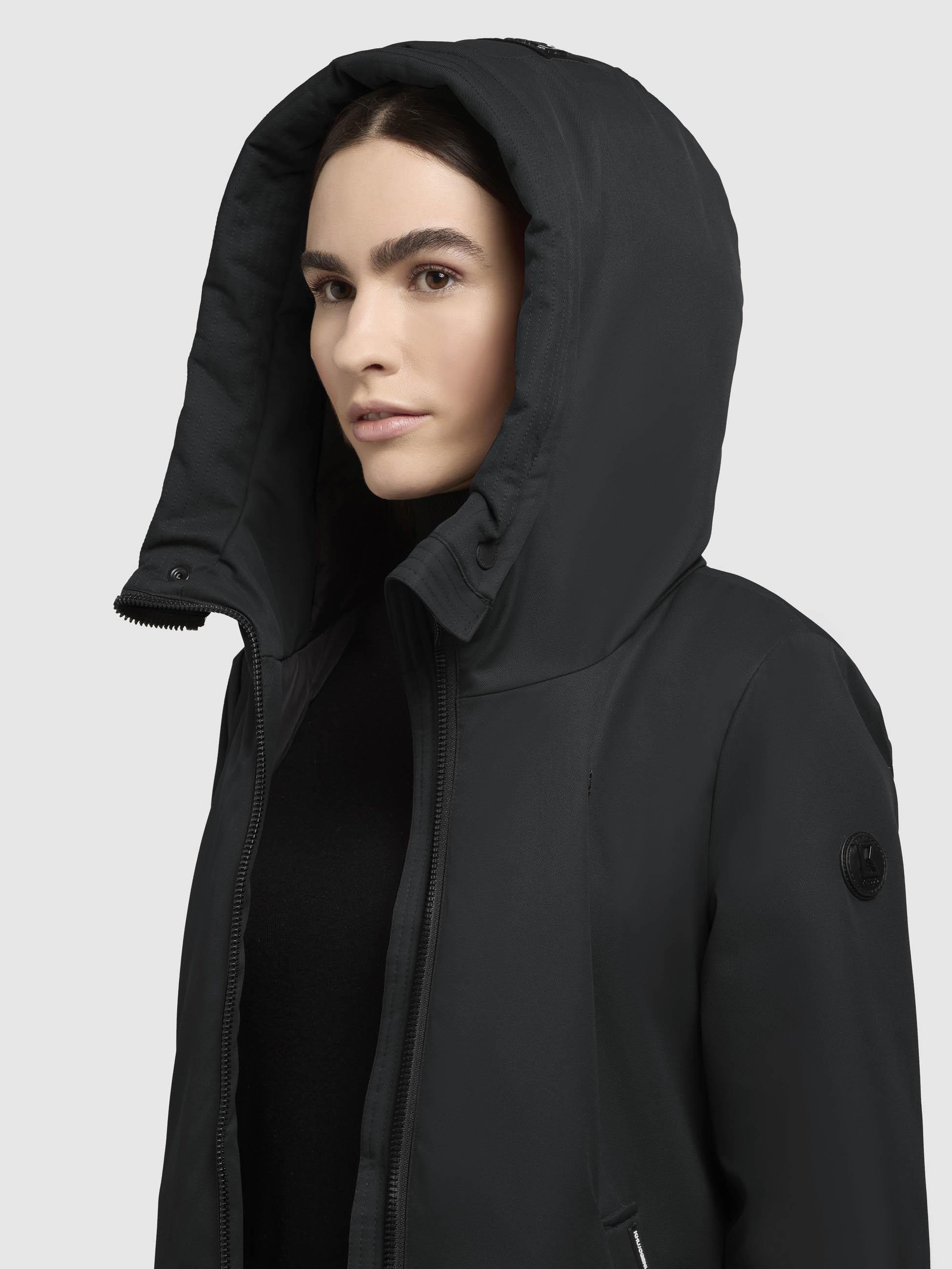 khujo Kurzmantel »Yaak3-YM«, urbaner Damen Parka mit gestepptem Innenfutter