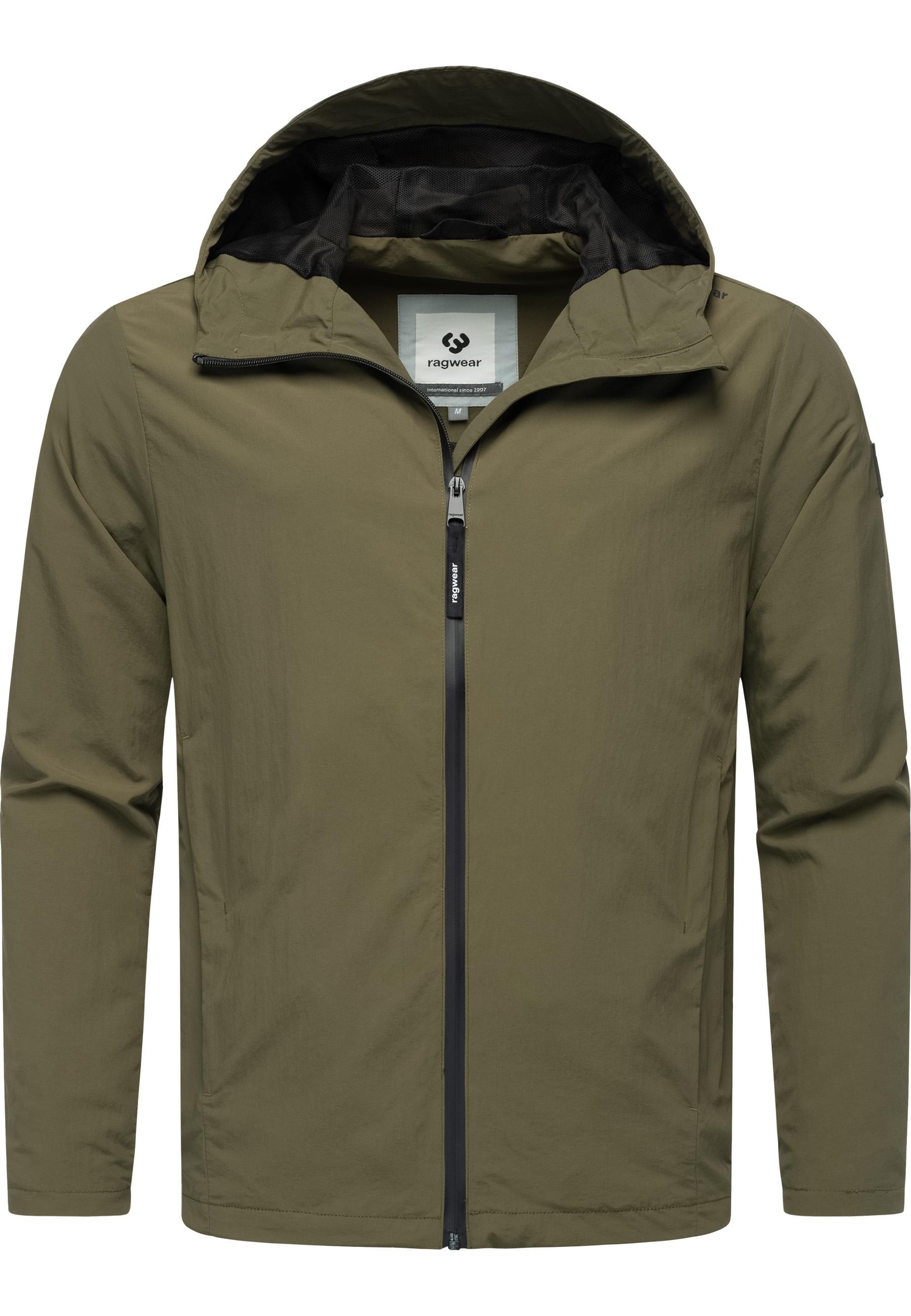 Ragwear Outdoorjacke »Lewie«, mit Kapuze, Übergangsjacke mit wasserdichtem Reißverschluss