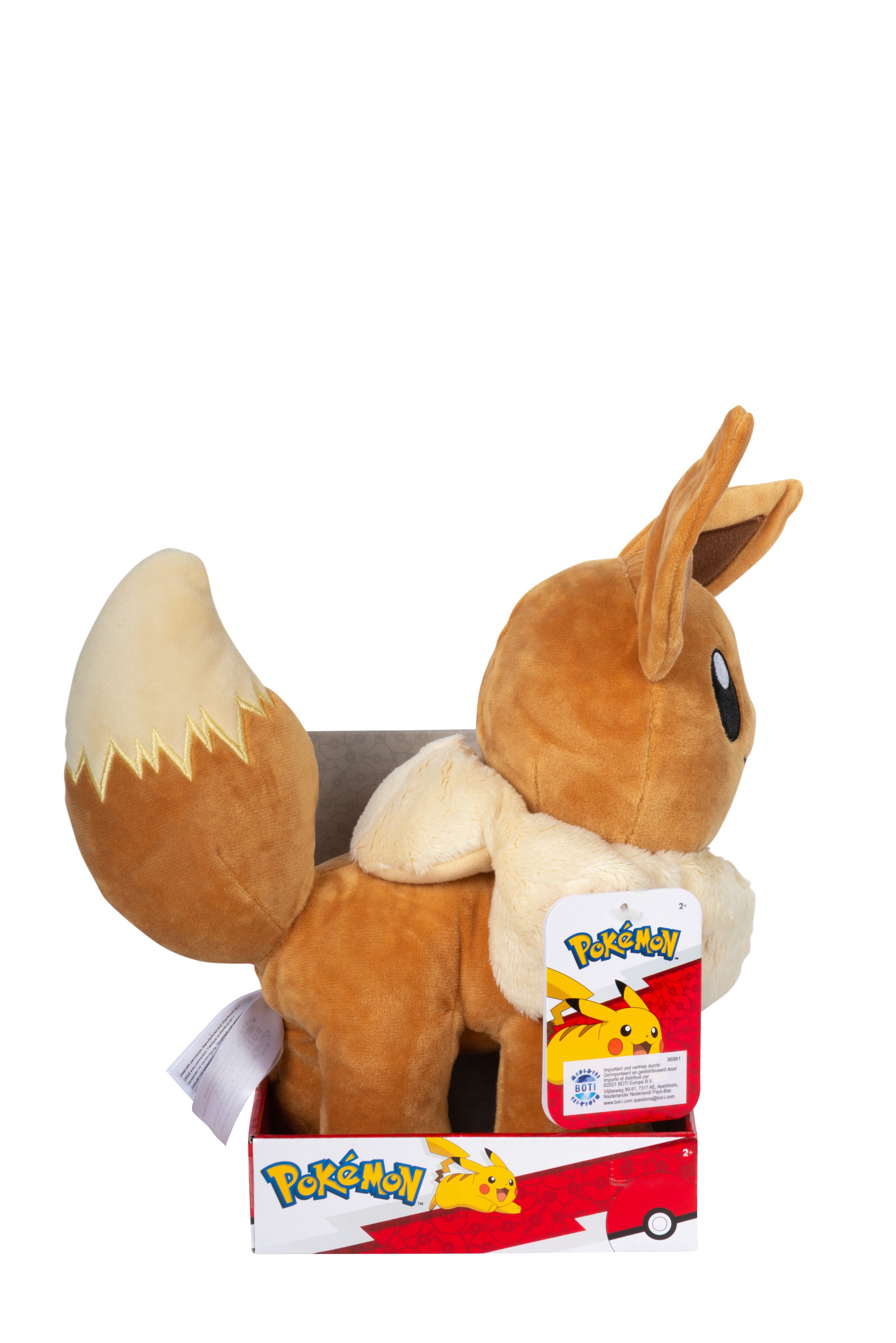 Jazwares Plüschfigur »Pokémon Evoli Plüsch 25 cm«, (1 St.)