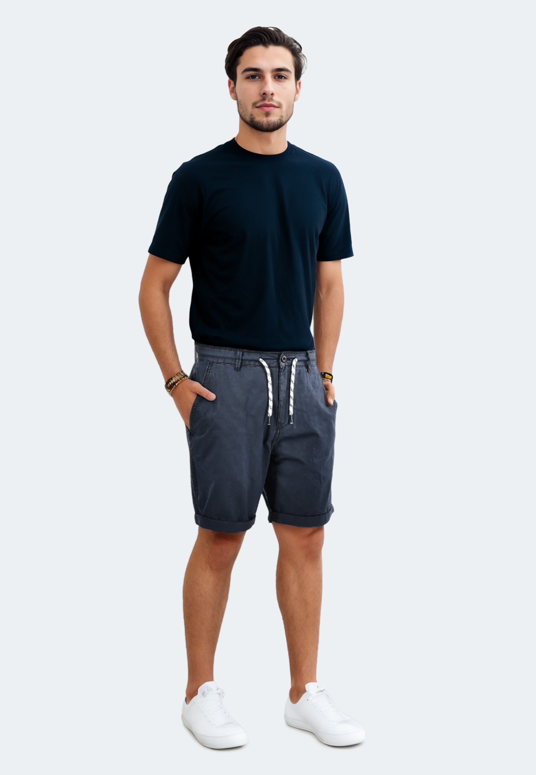 Indicode Shorts "Incanvar", aus atmungsaktiver Baumwolle günstig online kaufen
