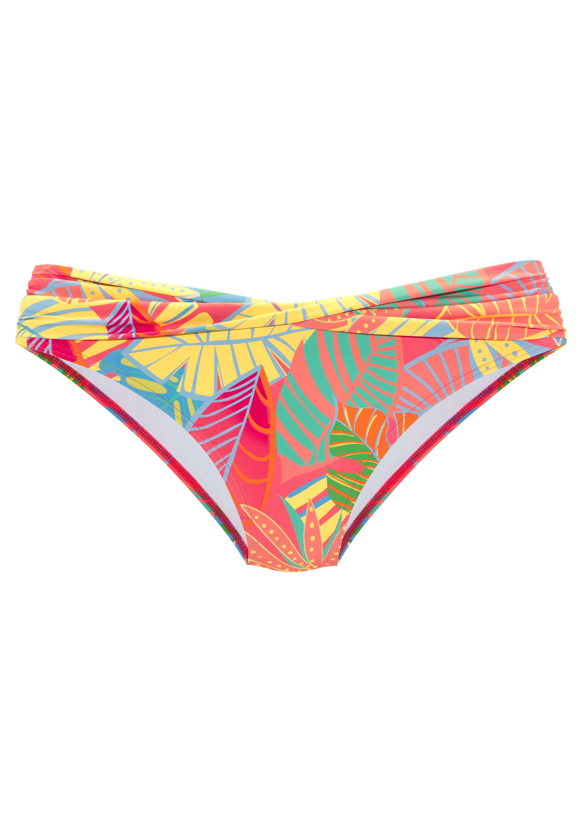 s.Oliver Bikini-Hose »Yana«, mit stylischem Blätterdruck