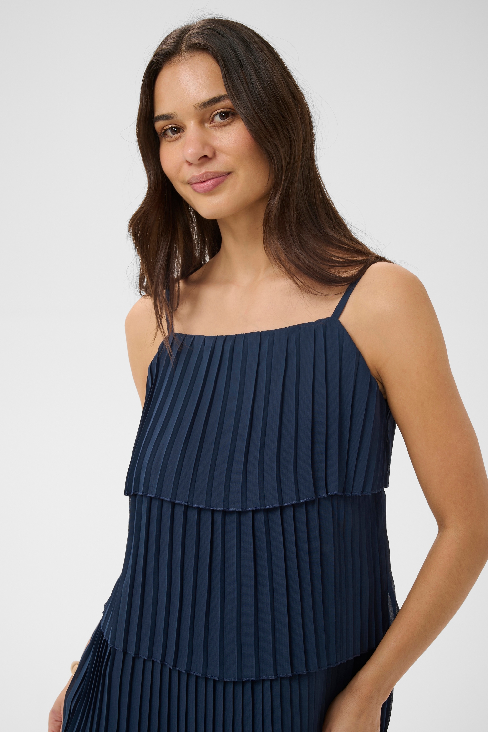 KAFFE Midikleid »Damen Kleid KAkiera«