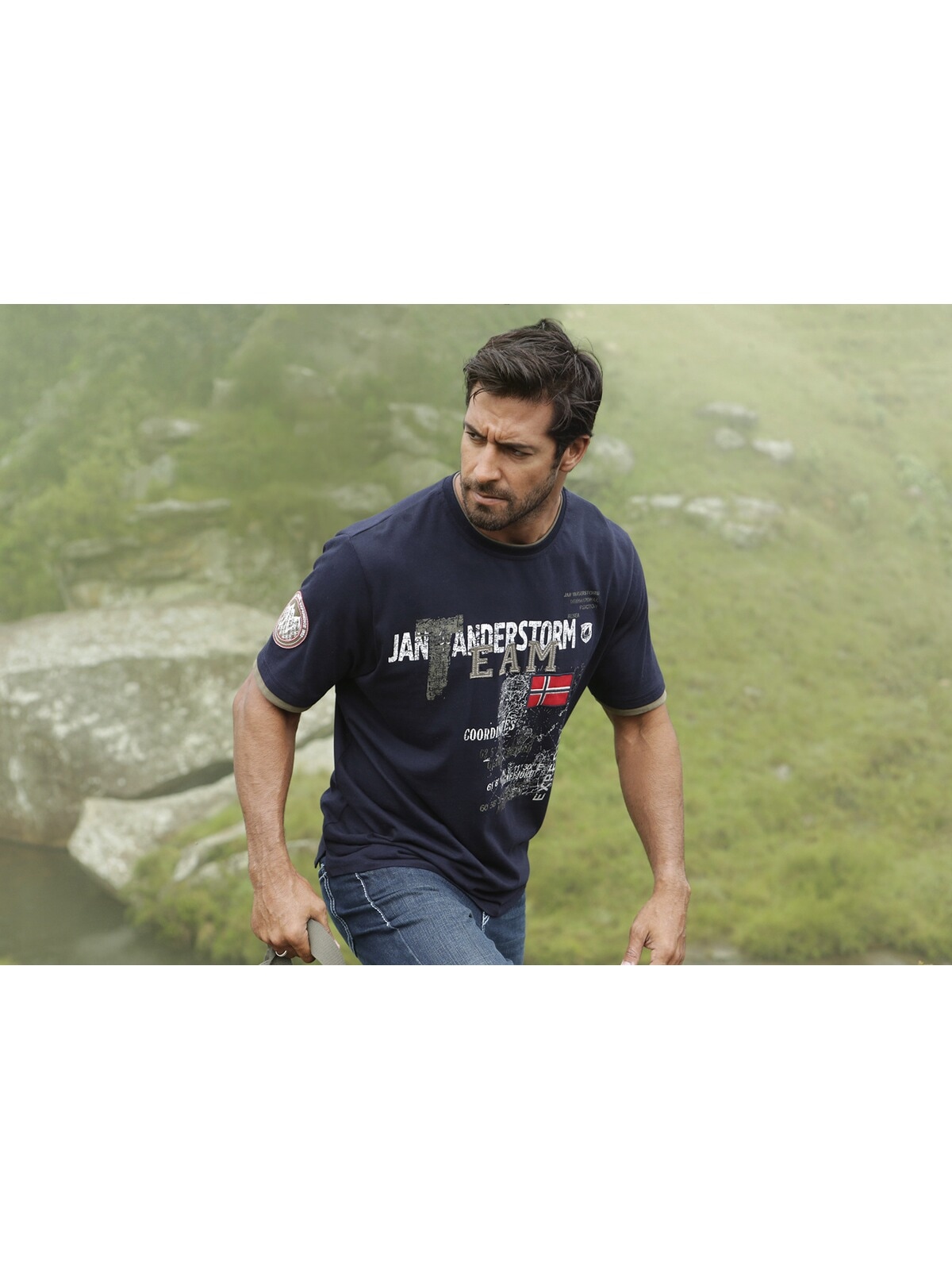 Jan Vanderstorm T-Shirt »T-Shirt SÖLVE«
