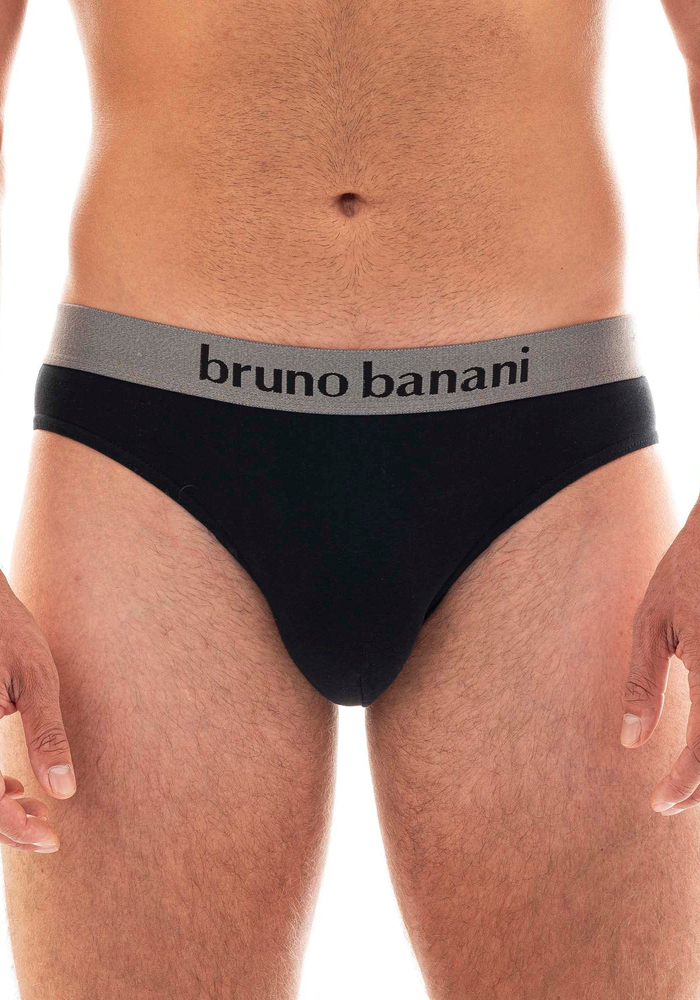 Bruno Banani Slip »Flowing«, (Packung, 2er-Pack), mit Logobund